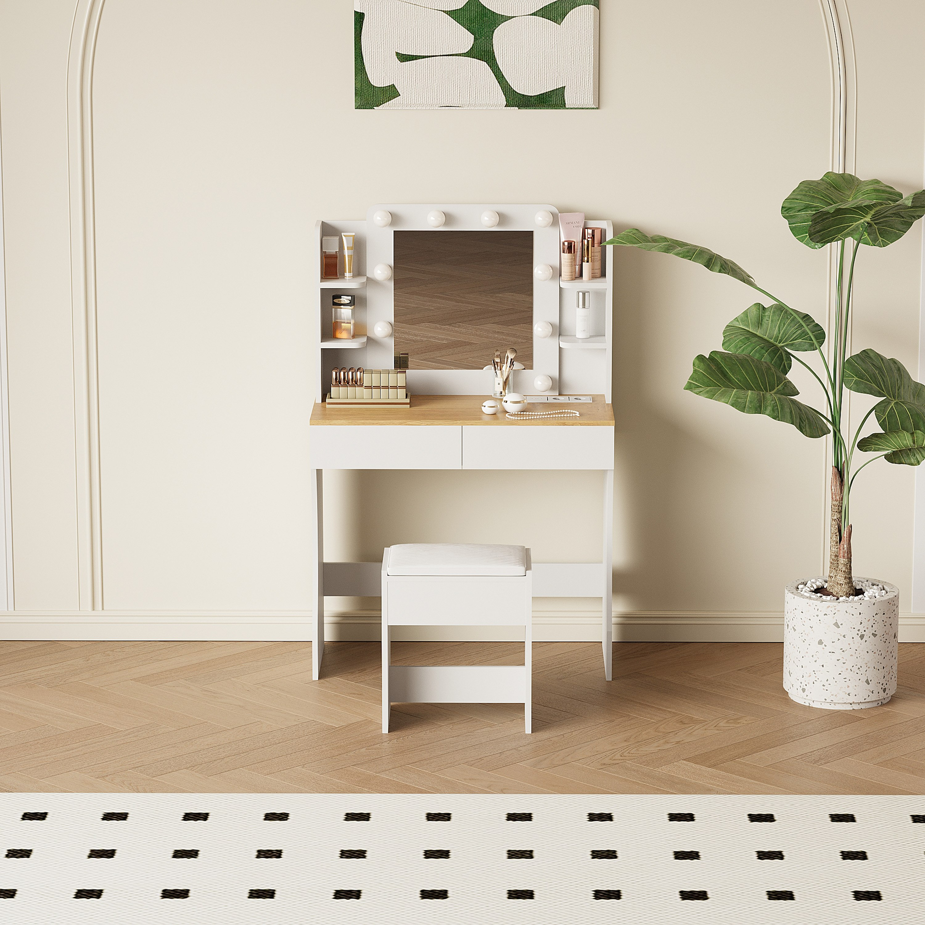 تسريحة بمرايا وإضاءة ومقعد من إيا-PROMO_HB_UAE_THRESHOLD_Furniture_020426-image-5