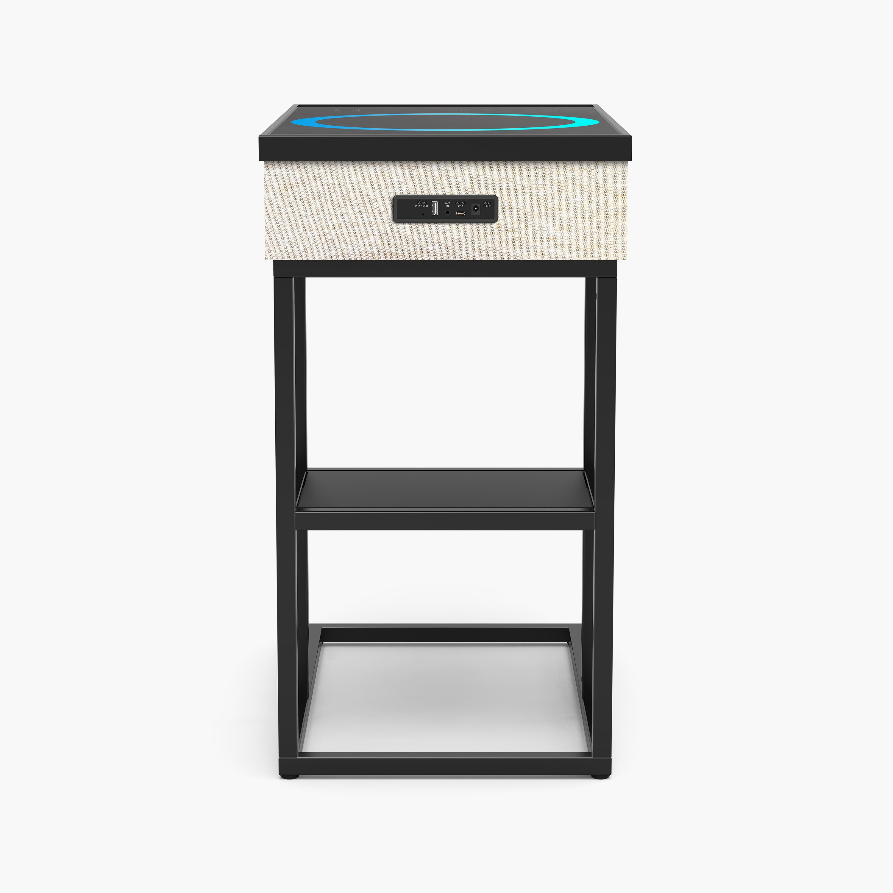 Delta Rectangle End Table with Bluetooth Speaker and USB Charging Port-hbxfurniture-livingroom-endtables-image-6
