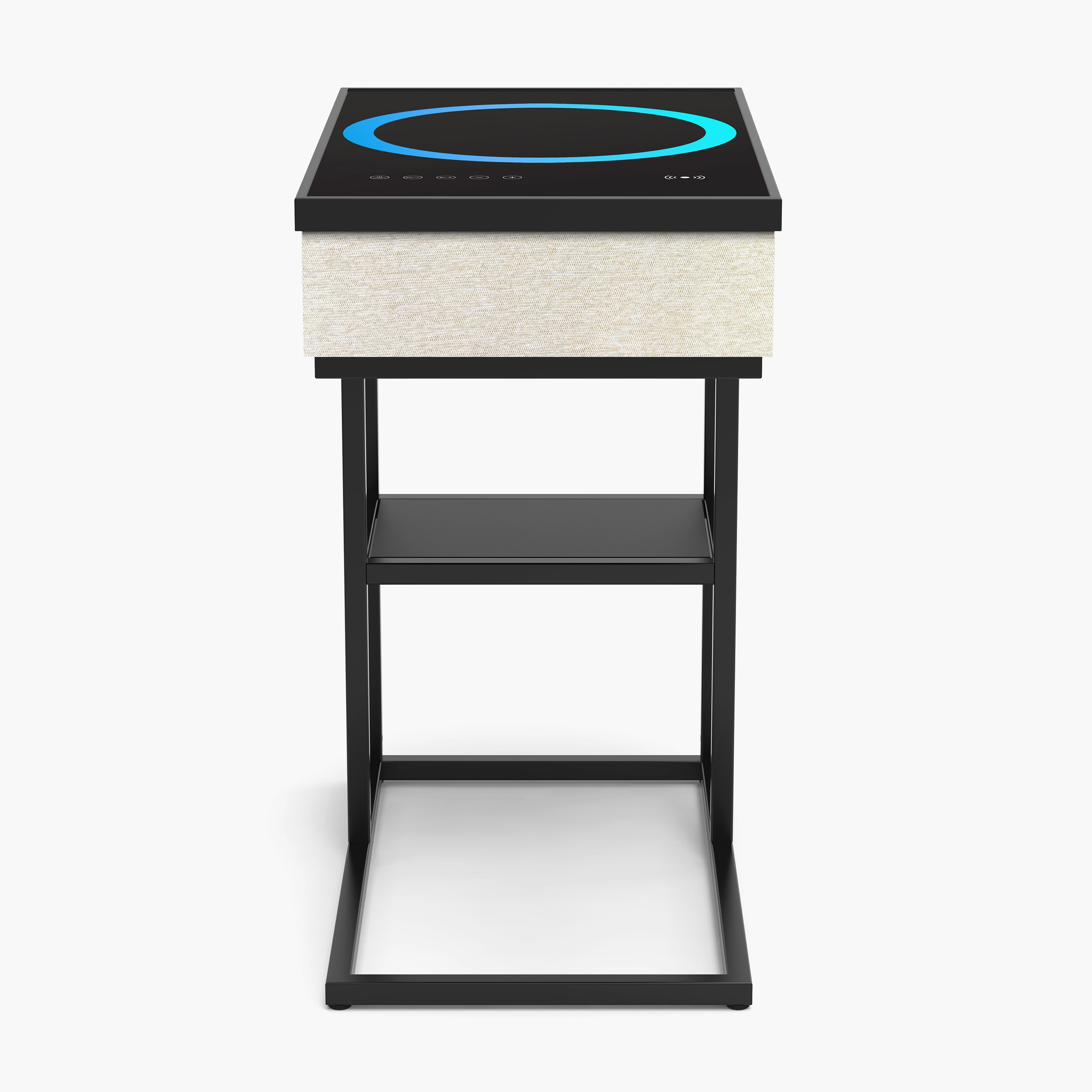 Delta Rectangle End Table with Bluetooth Speaker and USB Charging Port-hbxfurniture-livingroom-endtables-image-7