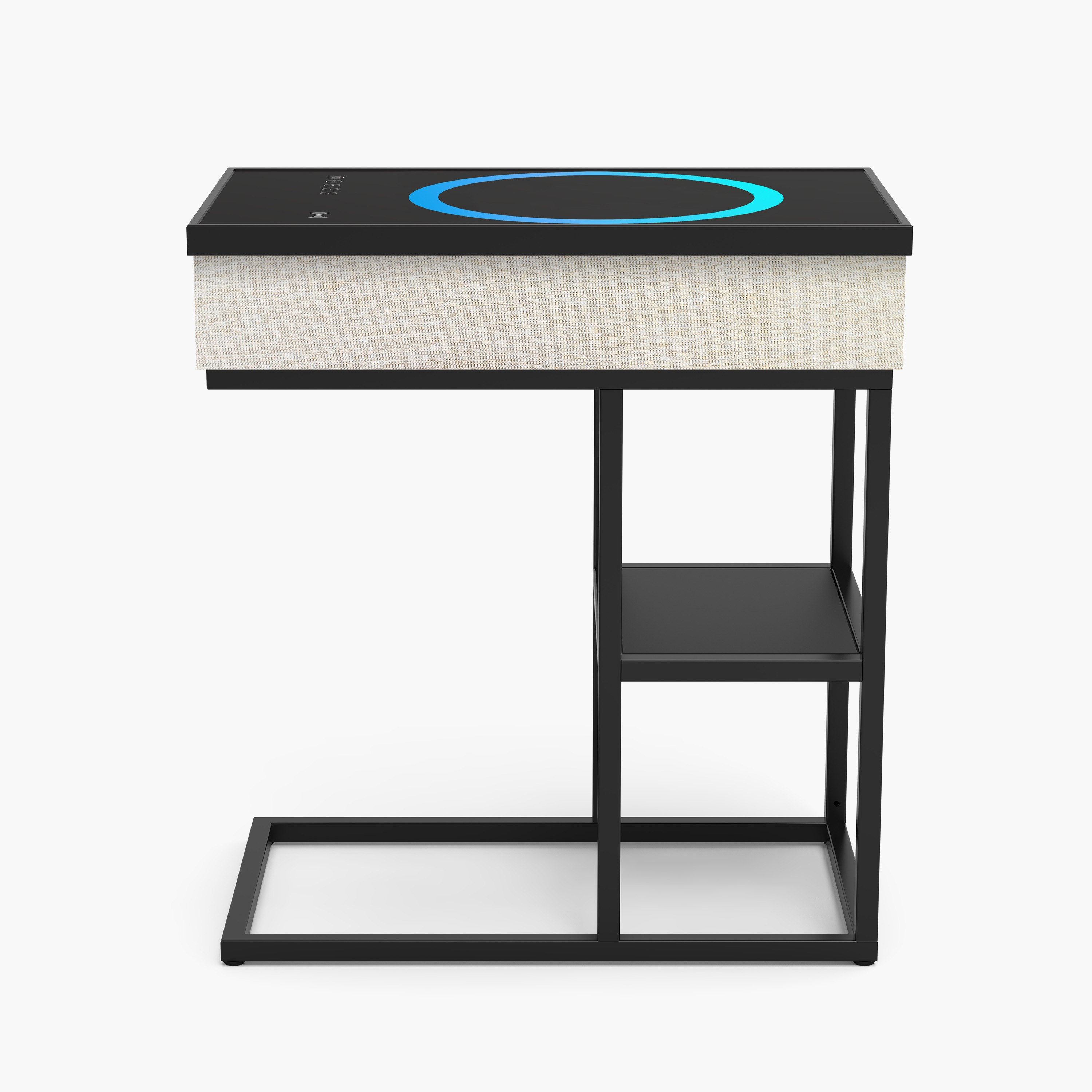 Delta Rectangle End Table with Bluetooth Speaker and USB Charging Port-hbxfurniture-livingroom-endtables-image-8