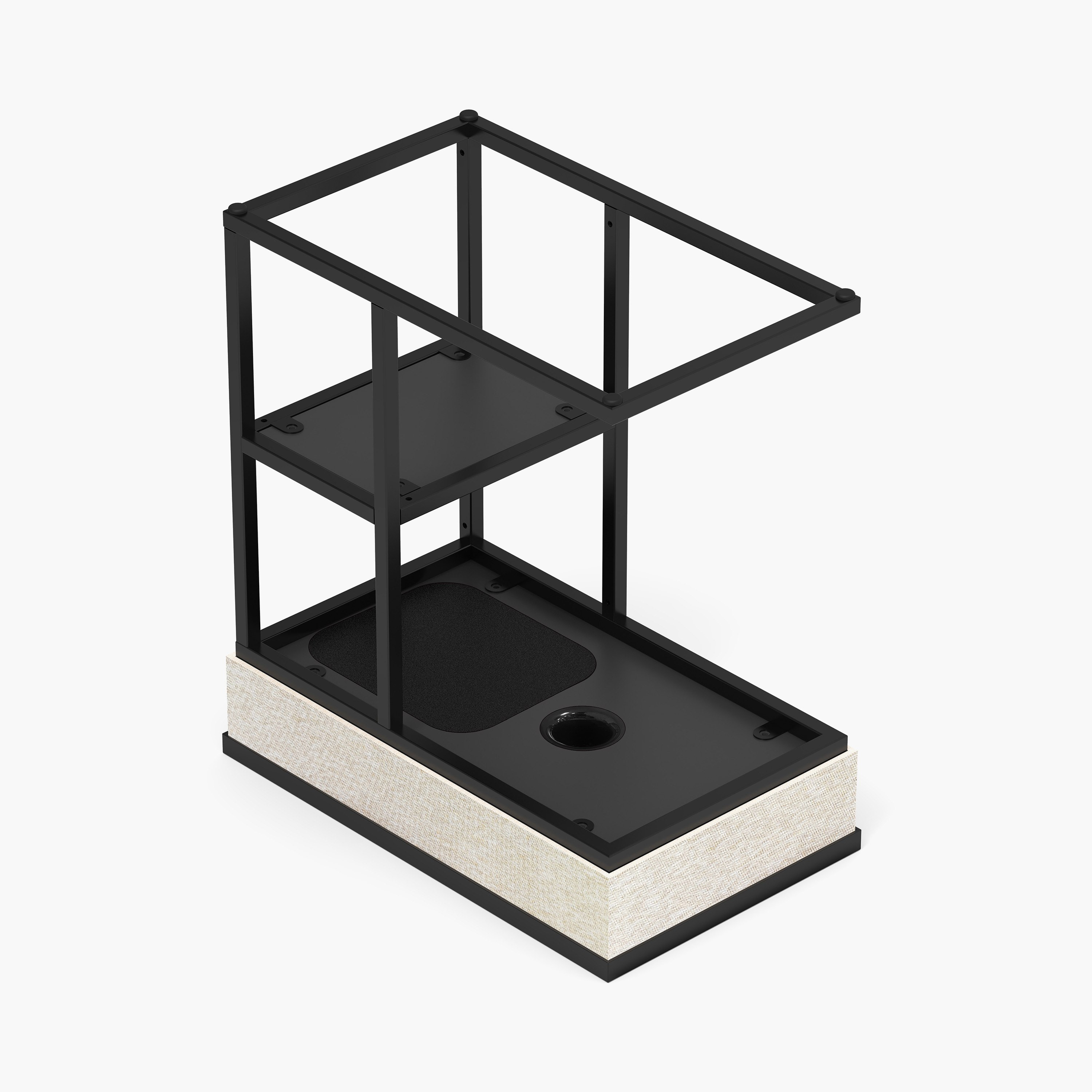 Delta Rectangle End Table with Bluetooth Speaker and USB Charging Port-hbxfurniture-livingroom-endtables-image-9