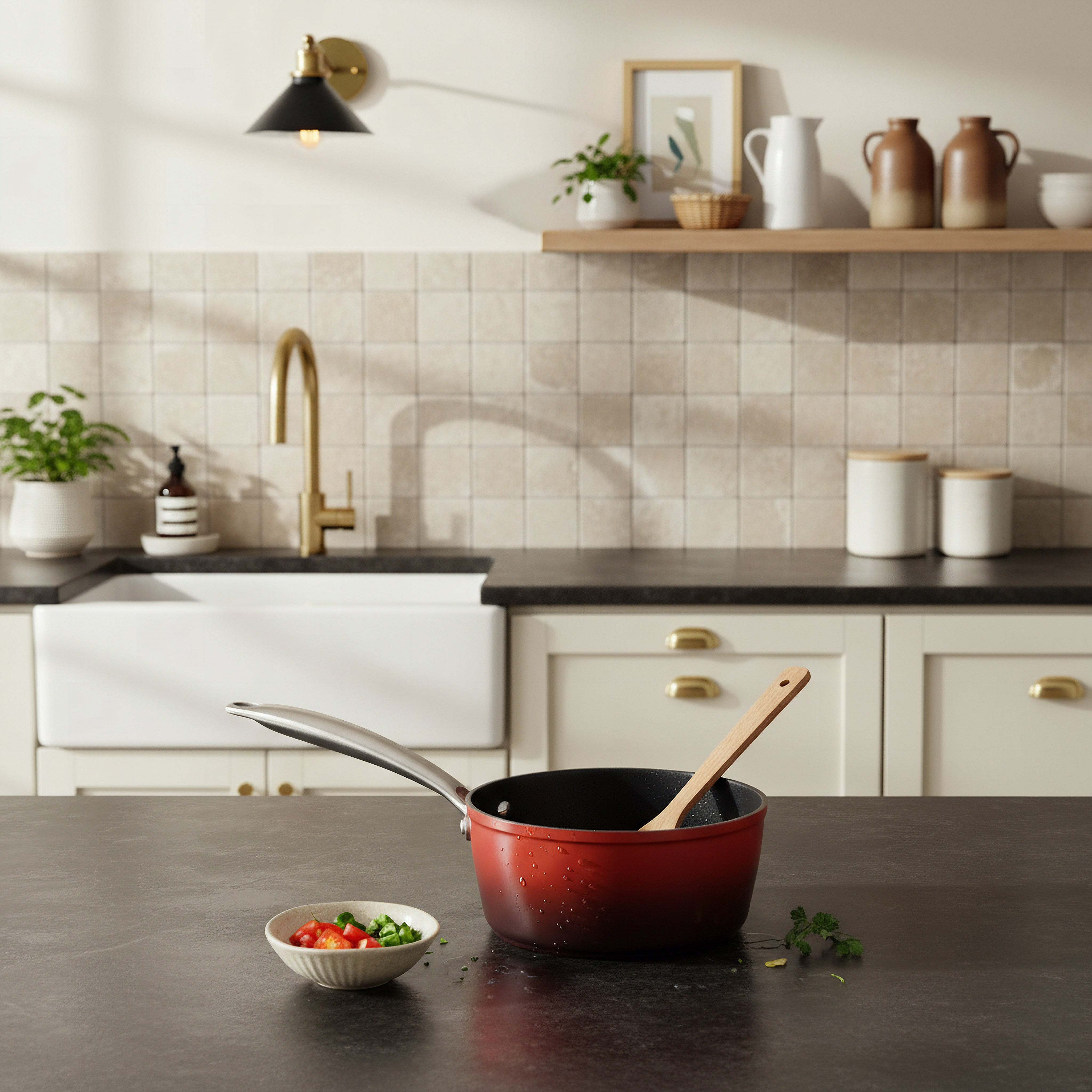 La Calda Cast Aluminium Sauce Pan with Induction - 16 cm-hbxhomeware-hbxkitchen-image-3