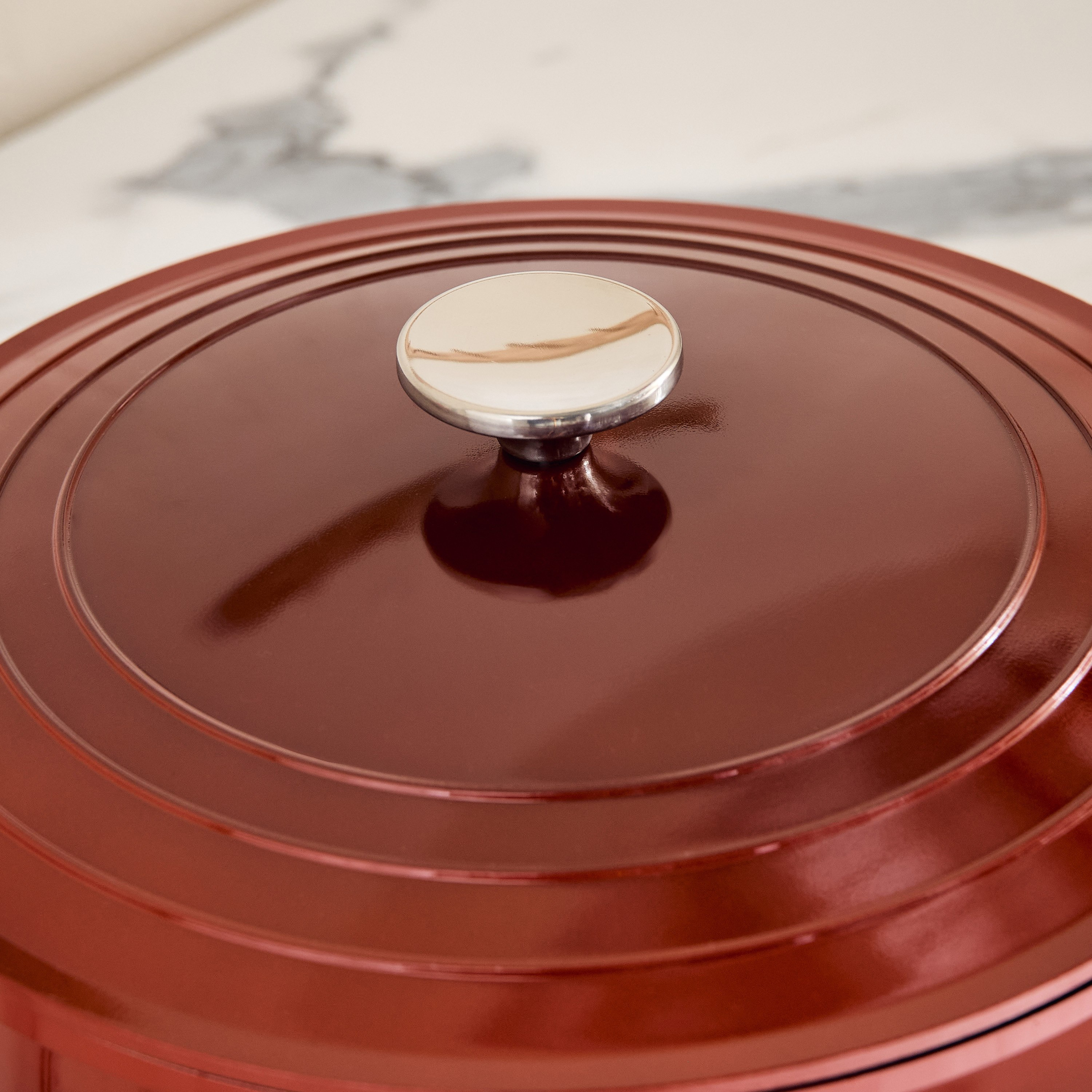 قدر من الألومنيوم المصبوب بغطاء من لا كالدا - 28 سم-hbxdecorandfurnishings-tabletop-serveware-image-6