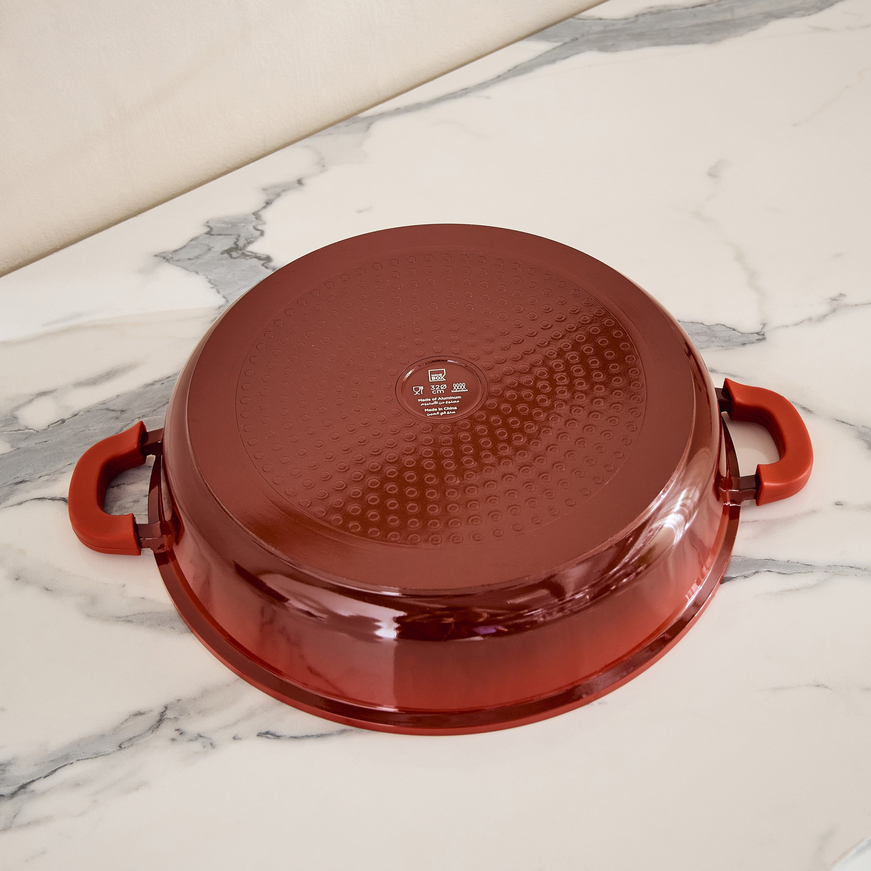 La Calda Shallow Cast Aluminium Casserole with Lid - 32 cm-hbxdecorandfurnishings-tabletop-serveware-image-8
