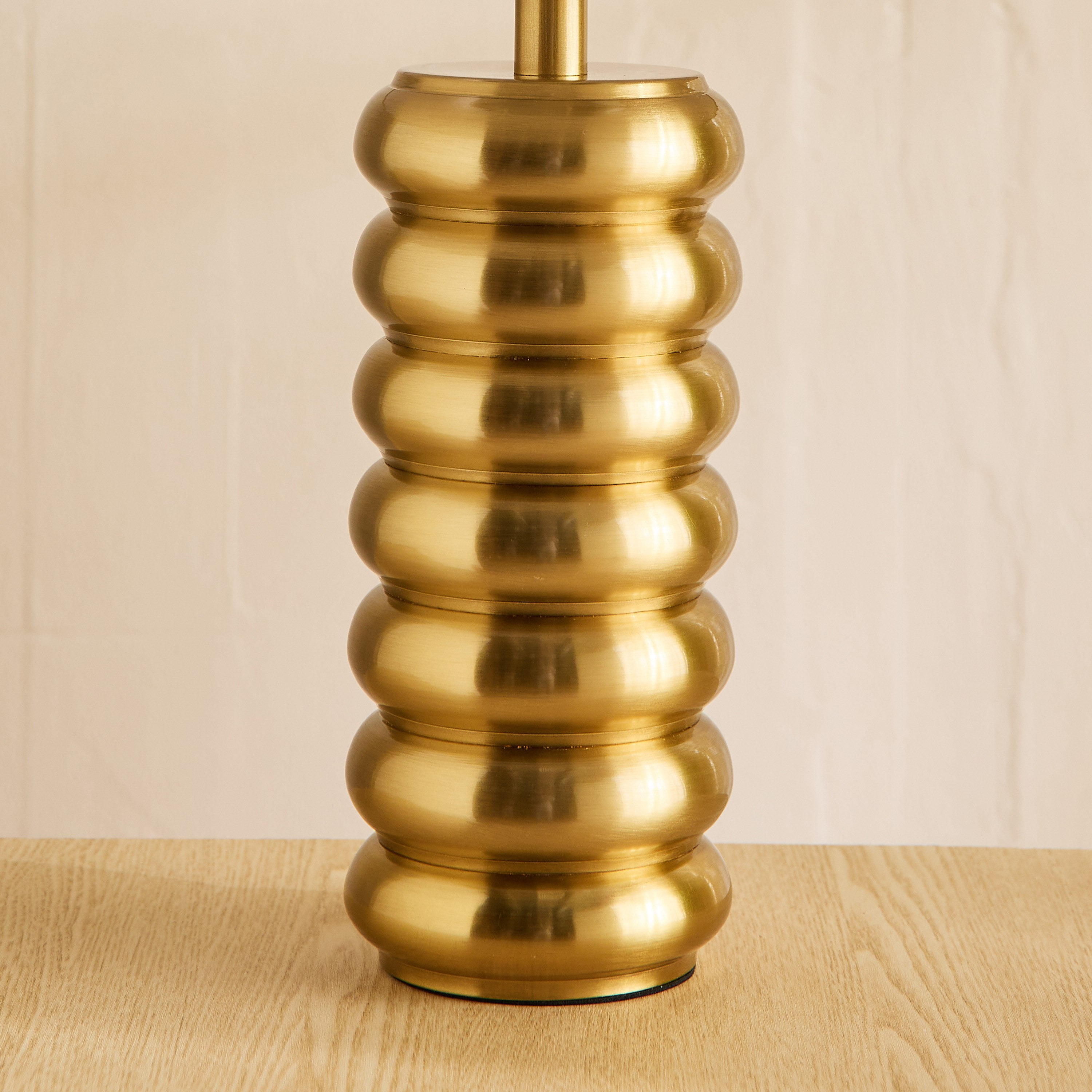 Blythe Sturdy Metal Table Lamp with Linen Shade - 33x54 cm-hbxlivingroom-lighting-tablelamps-image-3
