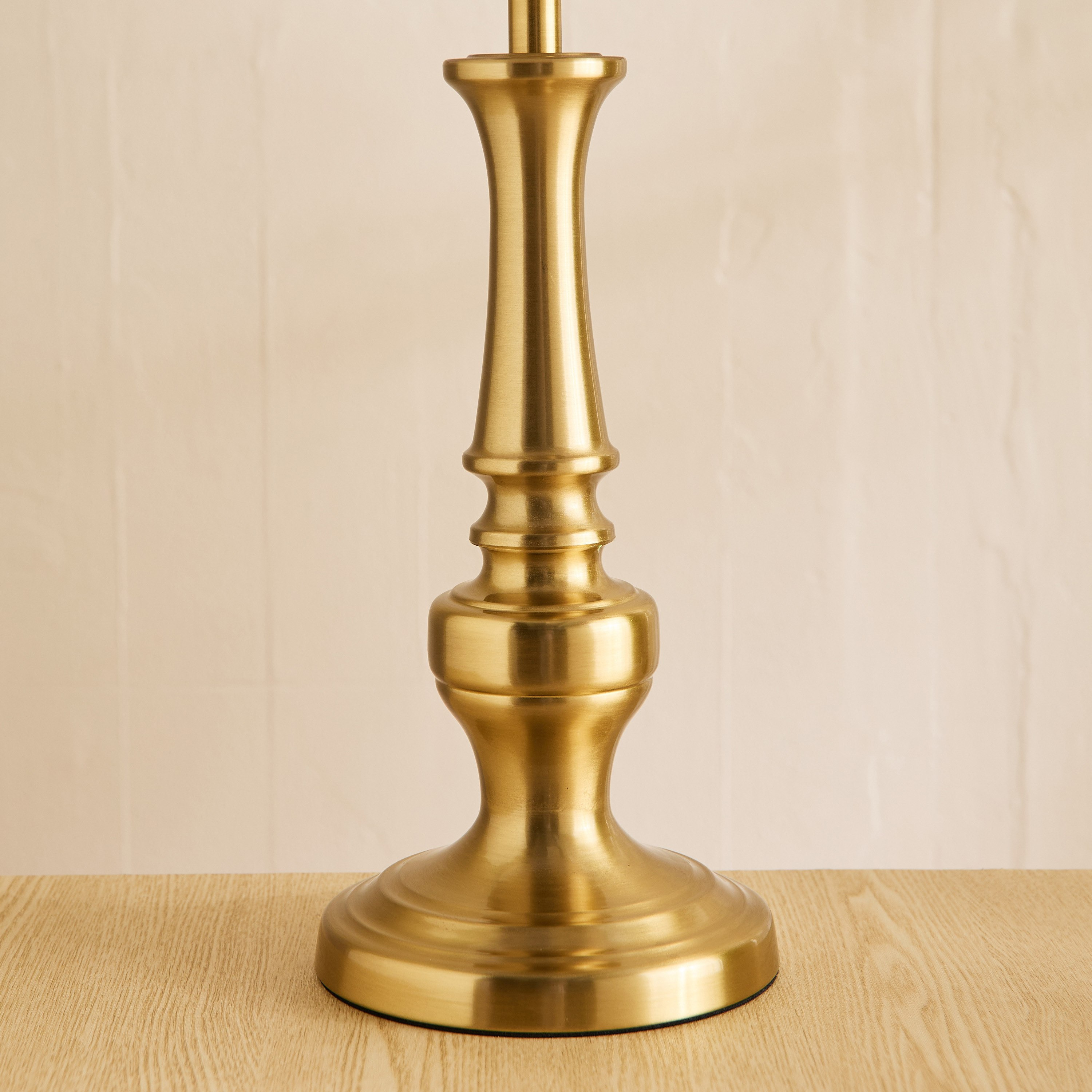 Blythe Sturdy Metal Table Lamp with Linen Shade - 33x61 cm-hbxlivingroom-lighting-tablelamps-image-3
