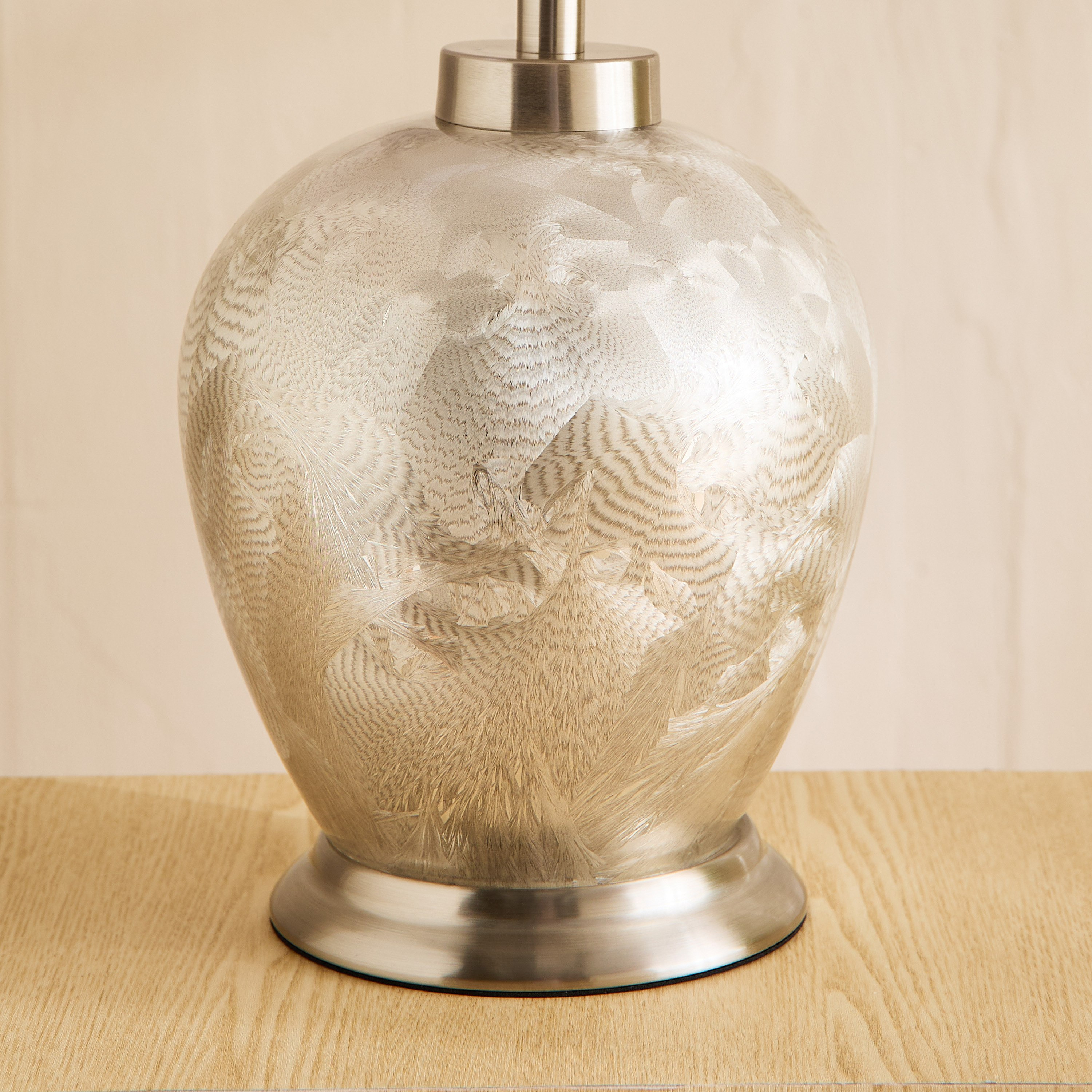 مصباح طاولة معدن وزجاج بغطاء كتان من بلايث - 33x51.5 سم-hbxlivingroom-lighting-tablelamps-image-3