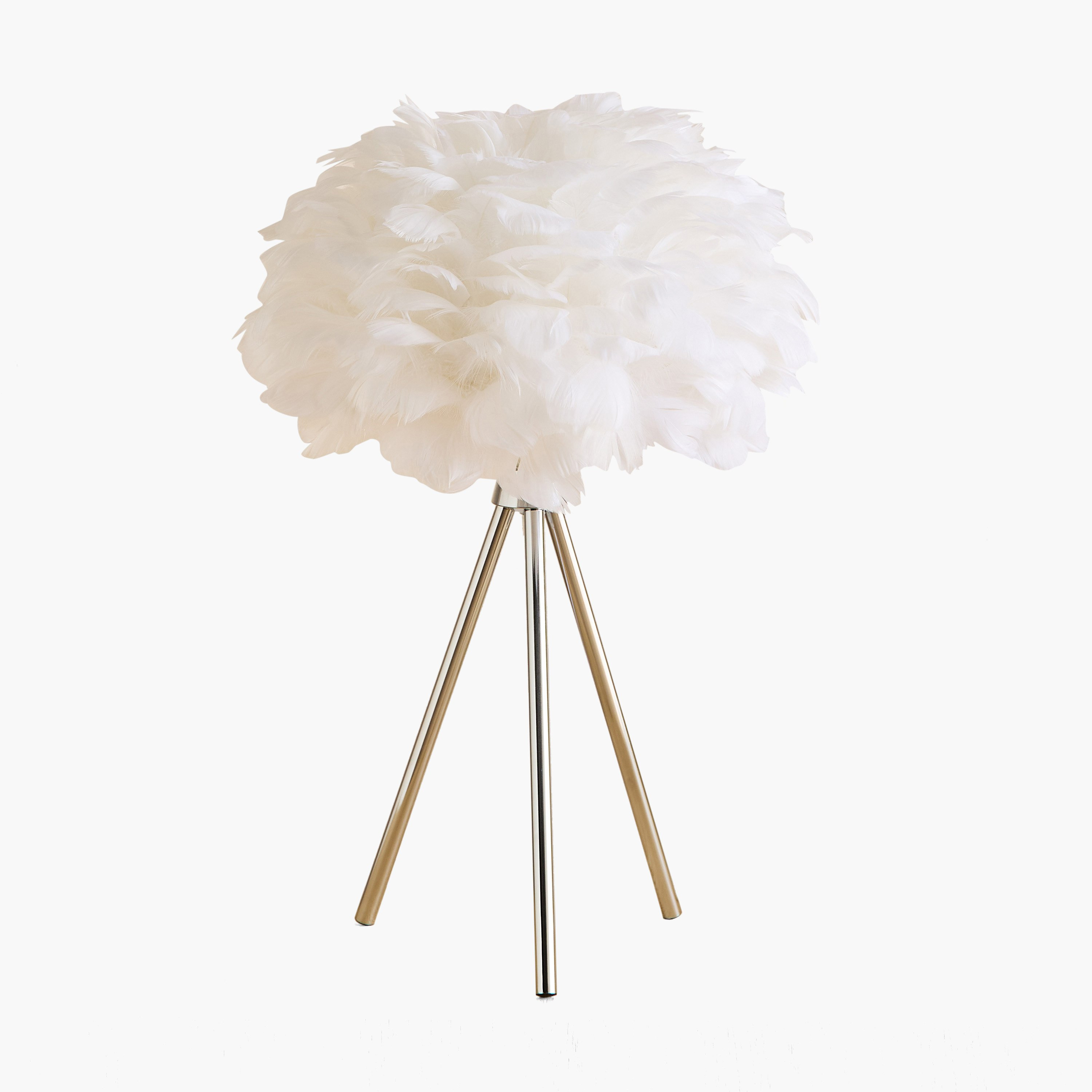 مصباح طاولة بقاعدة ثلاثية وغطاء ريش من بلايث - 30x46 سم-hbxlivingroom-lighting-tablelamps-image-5