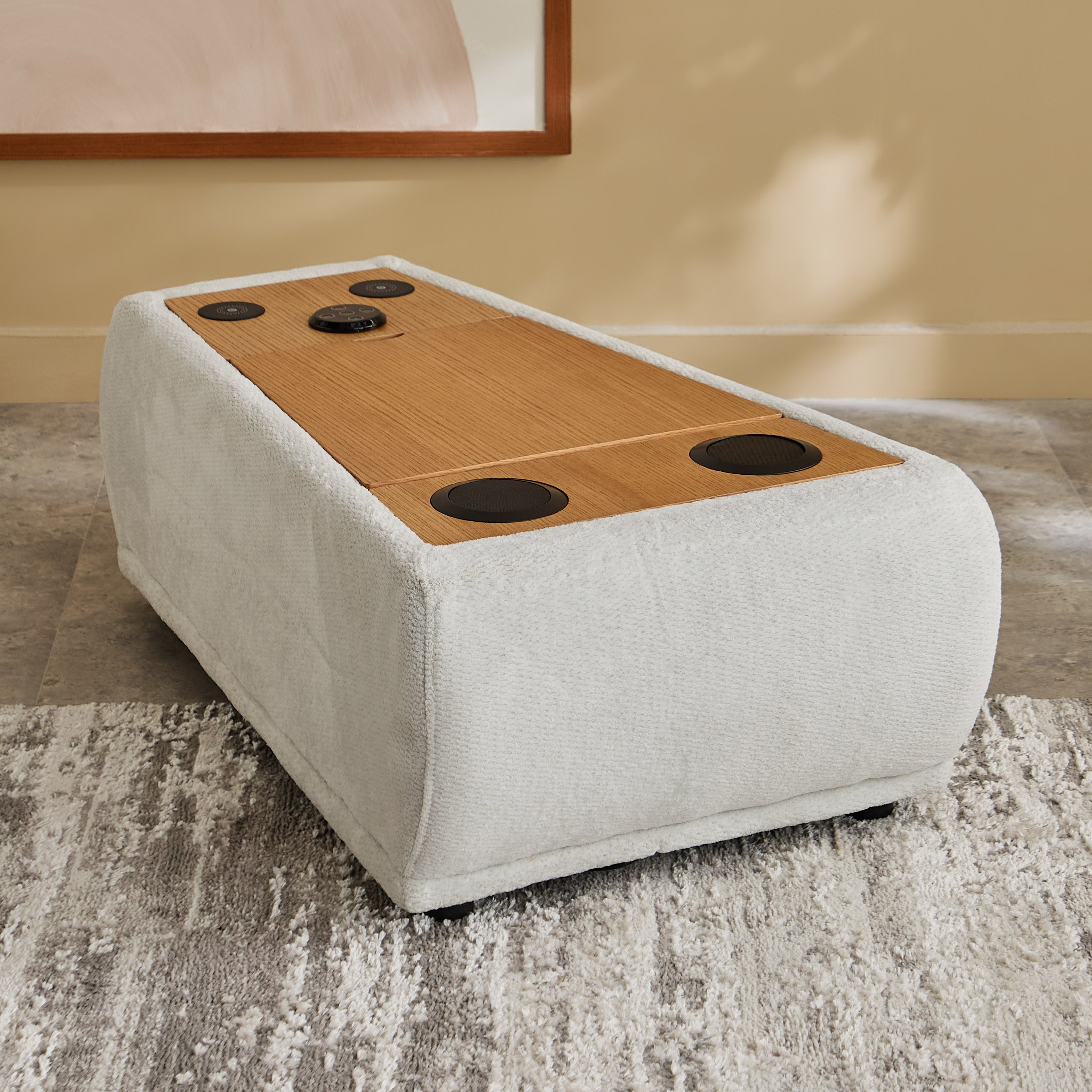 Orlando Fabric Wireless C-Type Charging Console with Bluetooth Speaker and Storage-hbxlivingroom-sofasandarmchairs-sofas-image-5