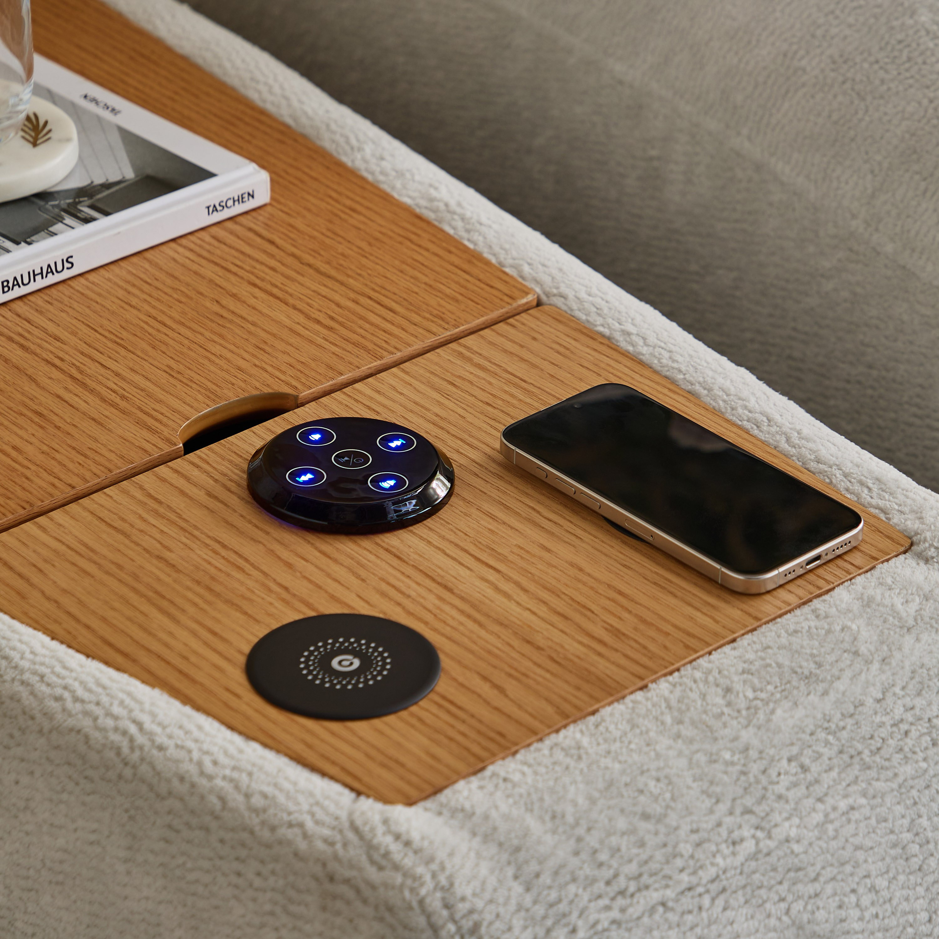 Orlando Fabric Wireless C-Type Charging Console with Bluetooth Speaker and Storage-hbxlivingroom-sofasandarmchairs-sofas-image-6