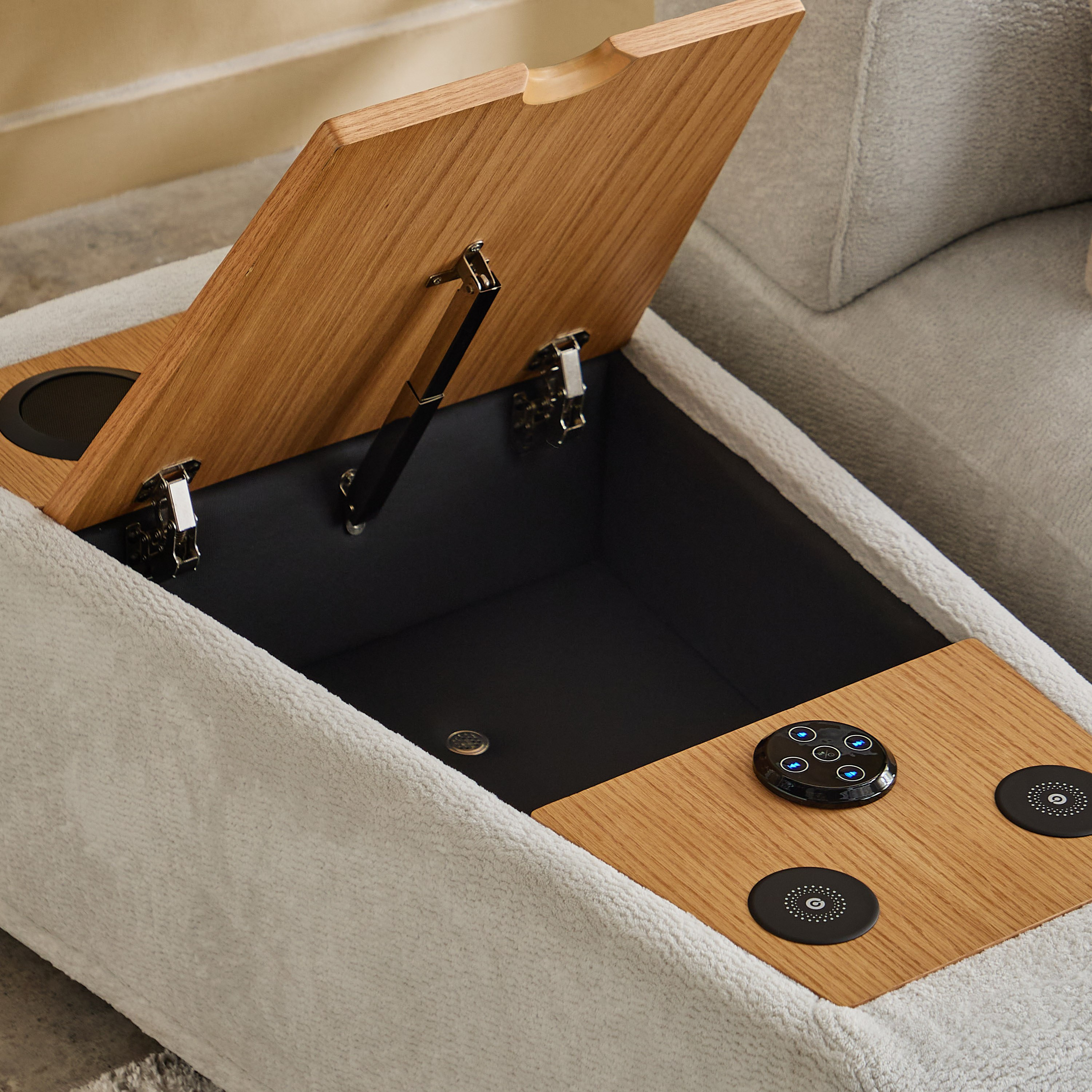 Orlando Fabric Wireless C-Type Charging Console with Bluetooth Speaker and Storage-hbxlivingroom-sofasandarmchairs-sofas-image-8