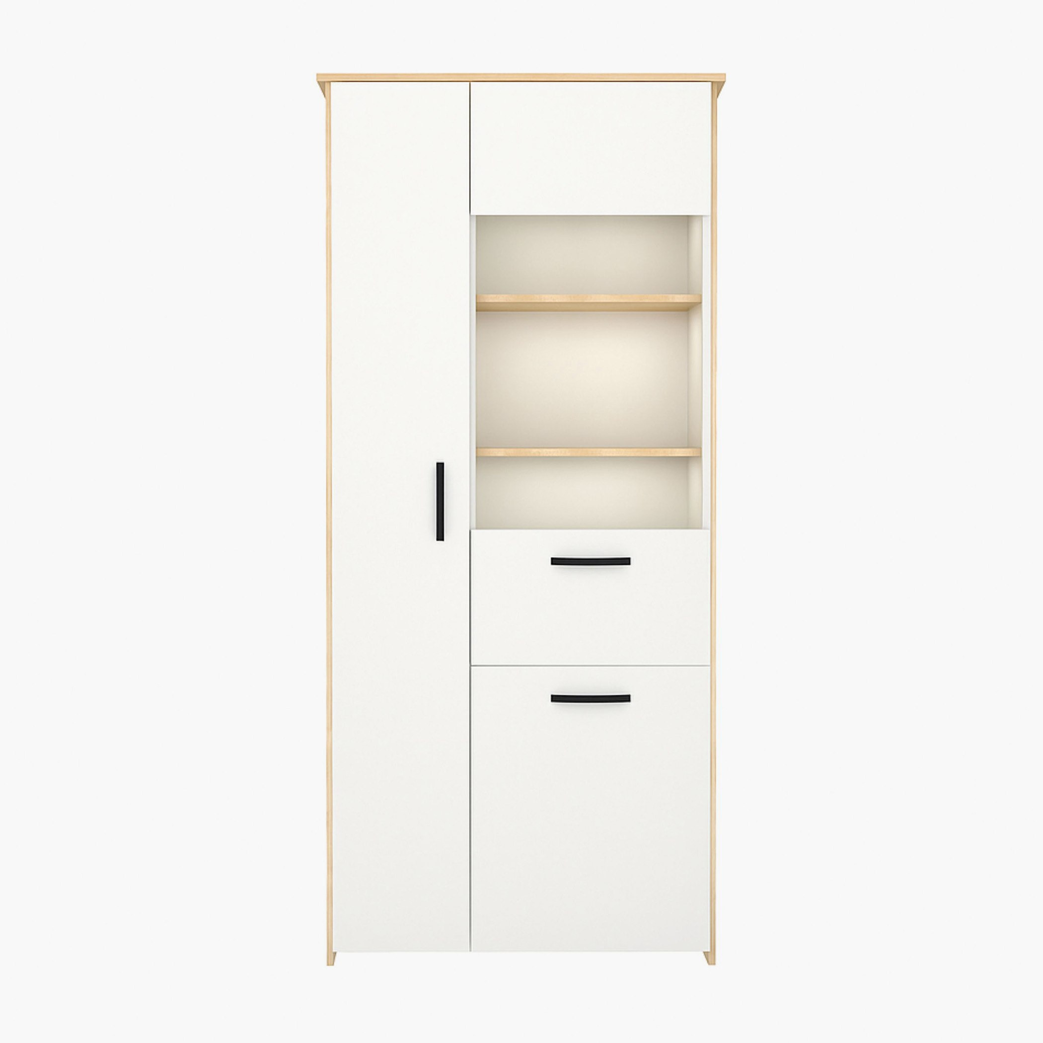 Sheron Large Display Storage Unit-hbxfurniture-diningroom-barcountersandbarstools-image-3