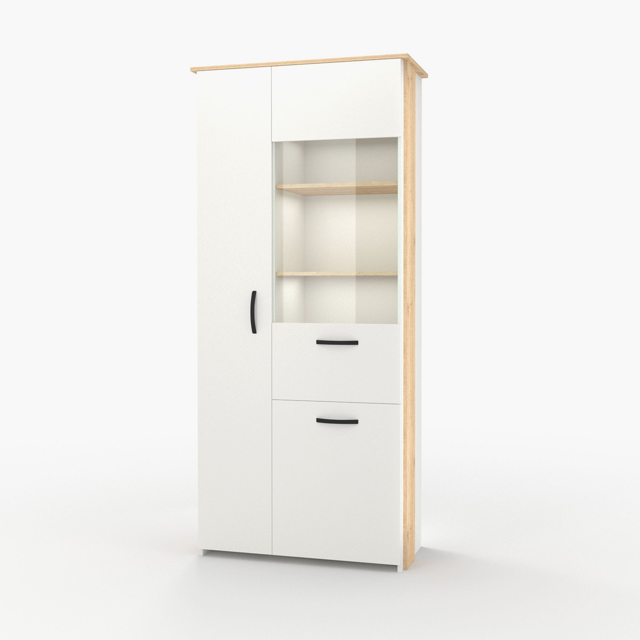 Sheron Large Display Storage Unit-hbxfurniture-diningroom-barcountersandbarstools-image-4