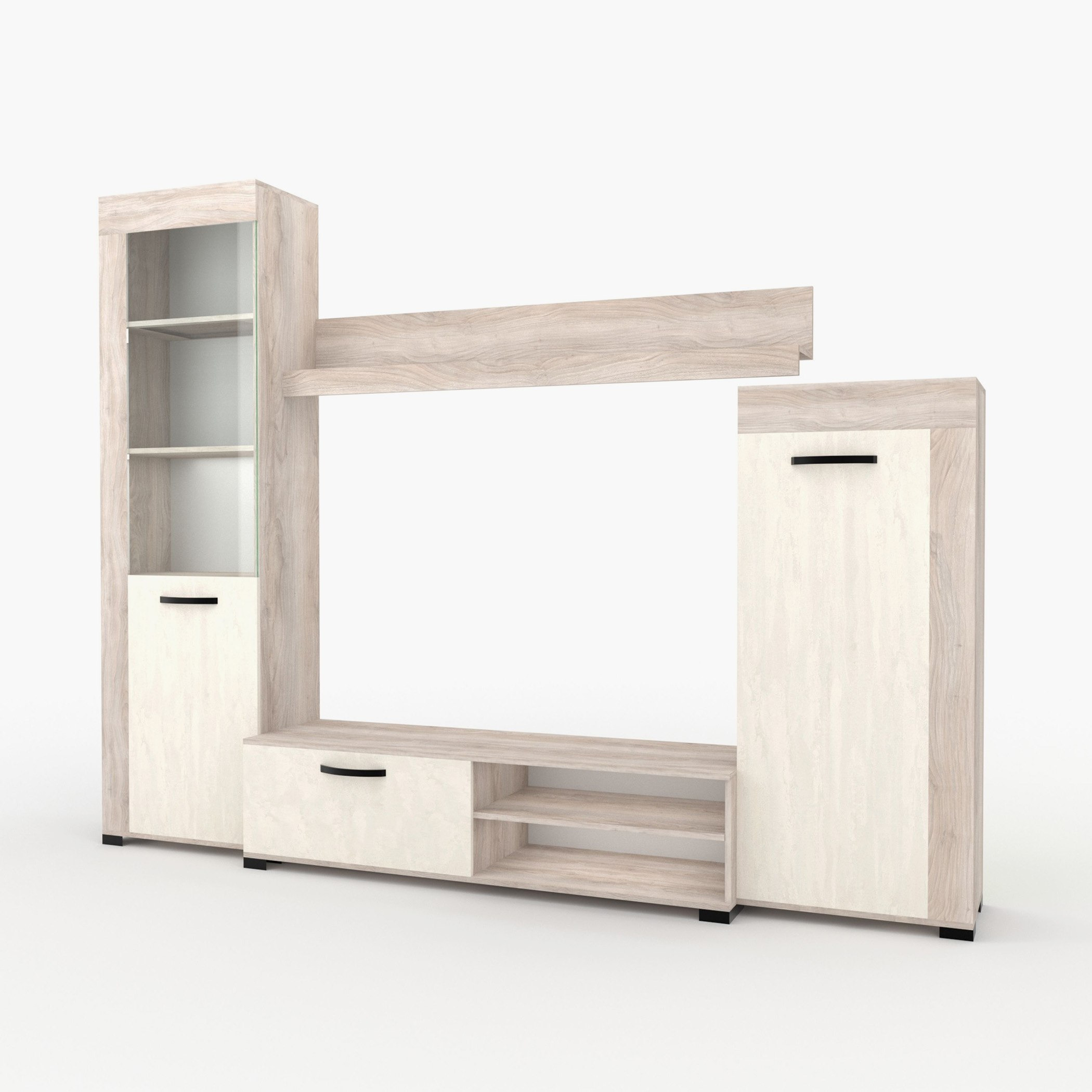Tiago Wall Unit with Storage for TVs up to 55 Inches-hbxlivingroom-mediaunitsandstorage-wallunits-image-4
