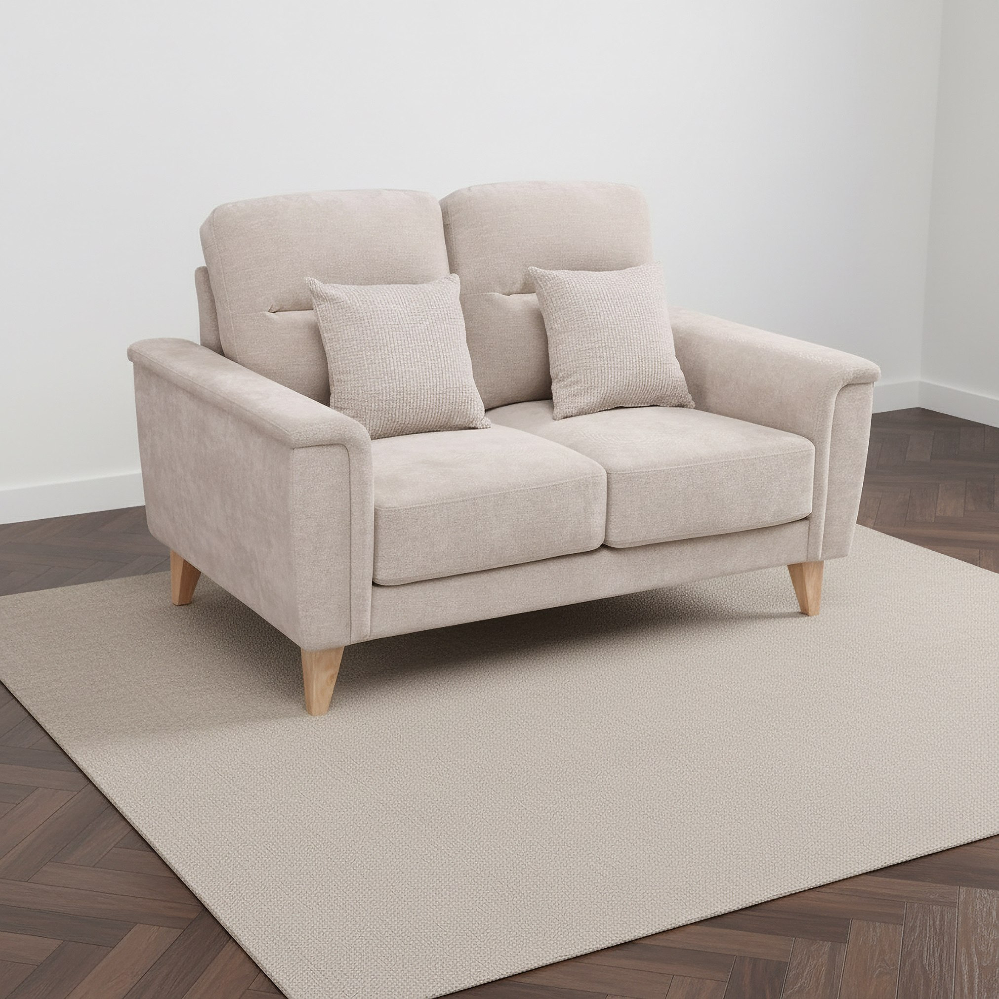 Lima NXT 2-Seater Fabric Sofa with 2 Cushions-hbxlivingroom-sofasandarmchairs-sofas-image-1