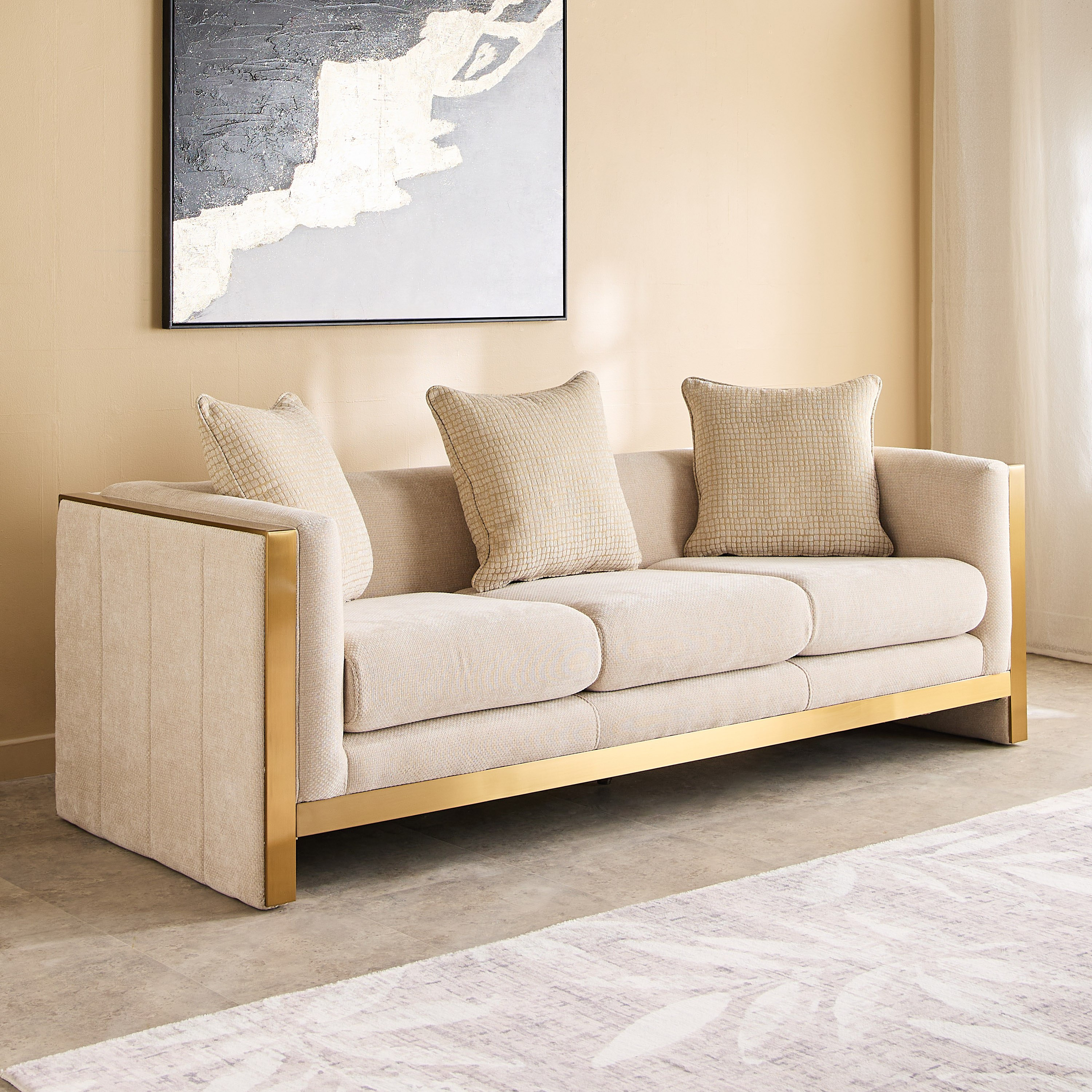 Vincent 3-Seater Fabric Sofa with 3 Cushions-hbxlivingroom-sofasandarmchairs-sofas-image-1