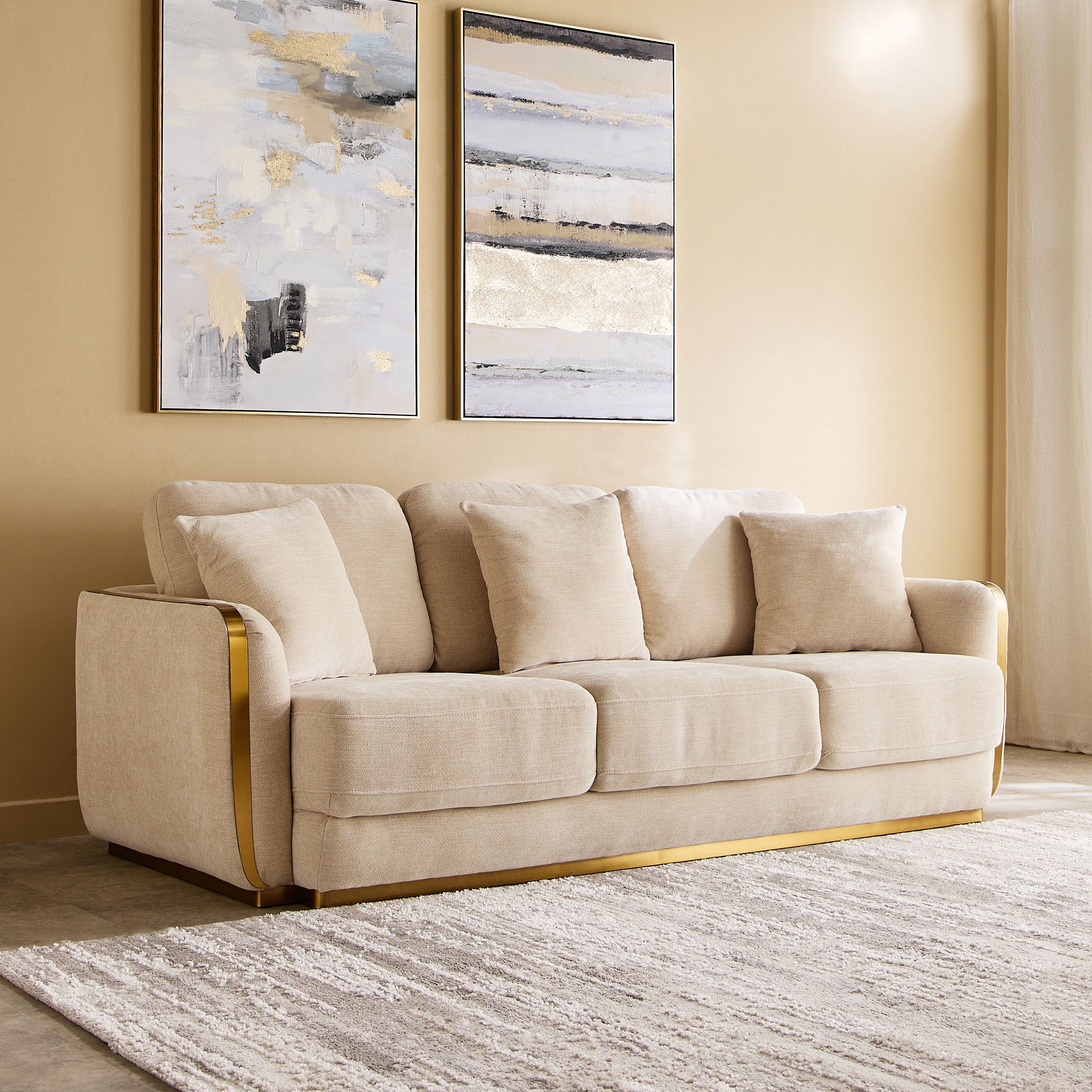 Bosco 3-Seater Fabric Sofa with 3 Cushions-hbxlivingroom-sofasandarmchairs-sofas-image-1