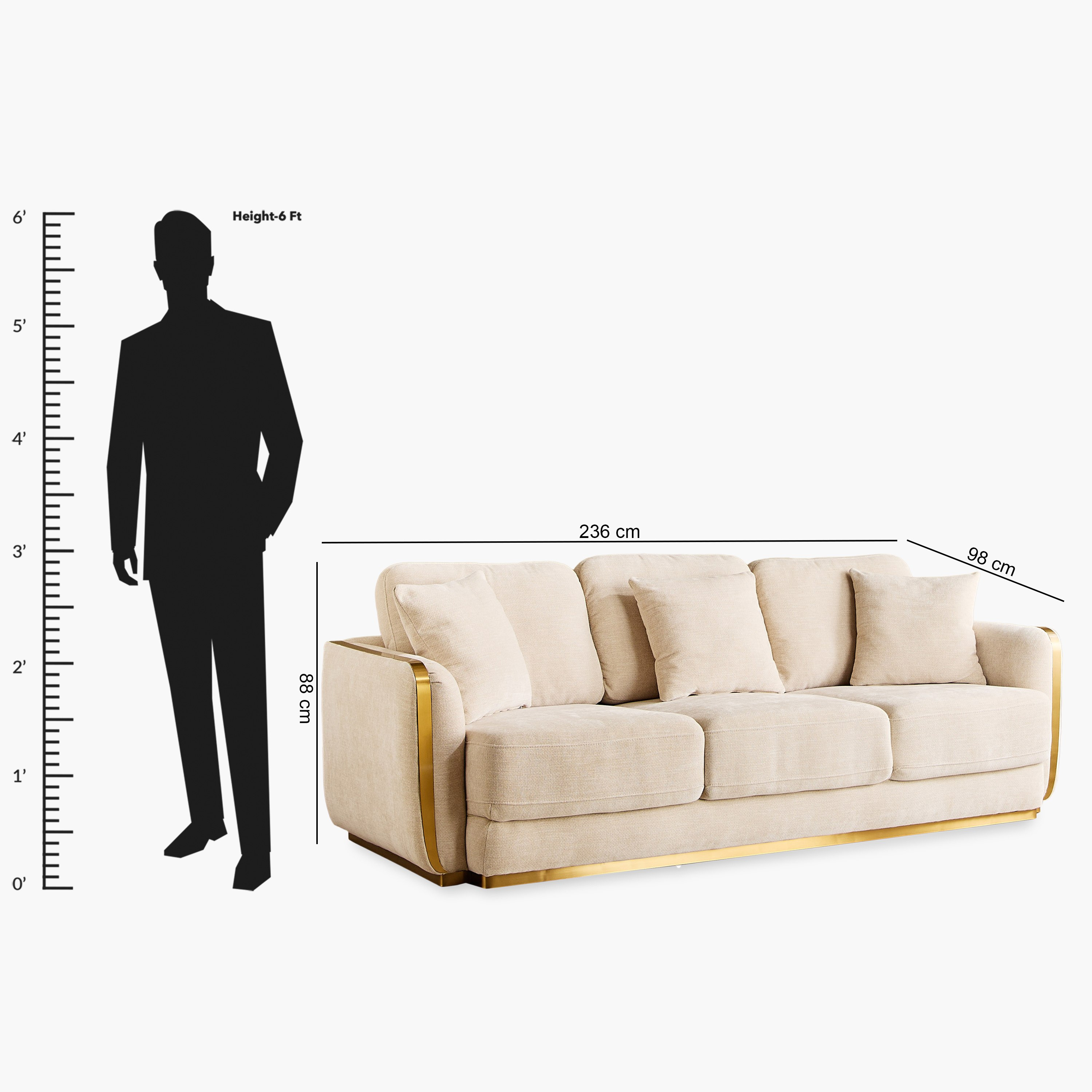 Bosco 3-Seater Fabric Sofa with 3 Cushions-hbxlivingroom-sofasandarmchairs-sofas-image-12