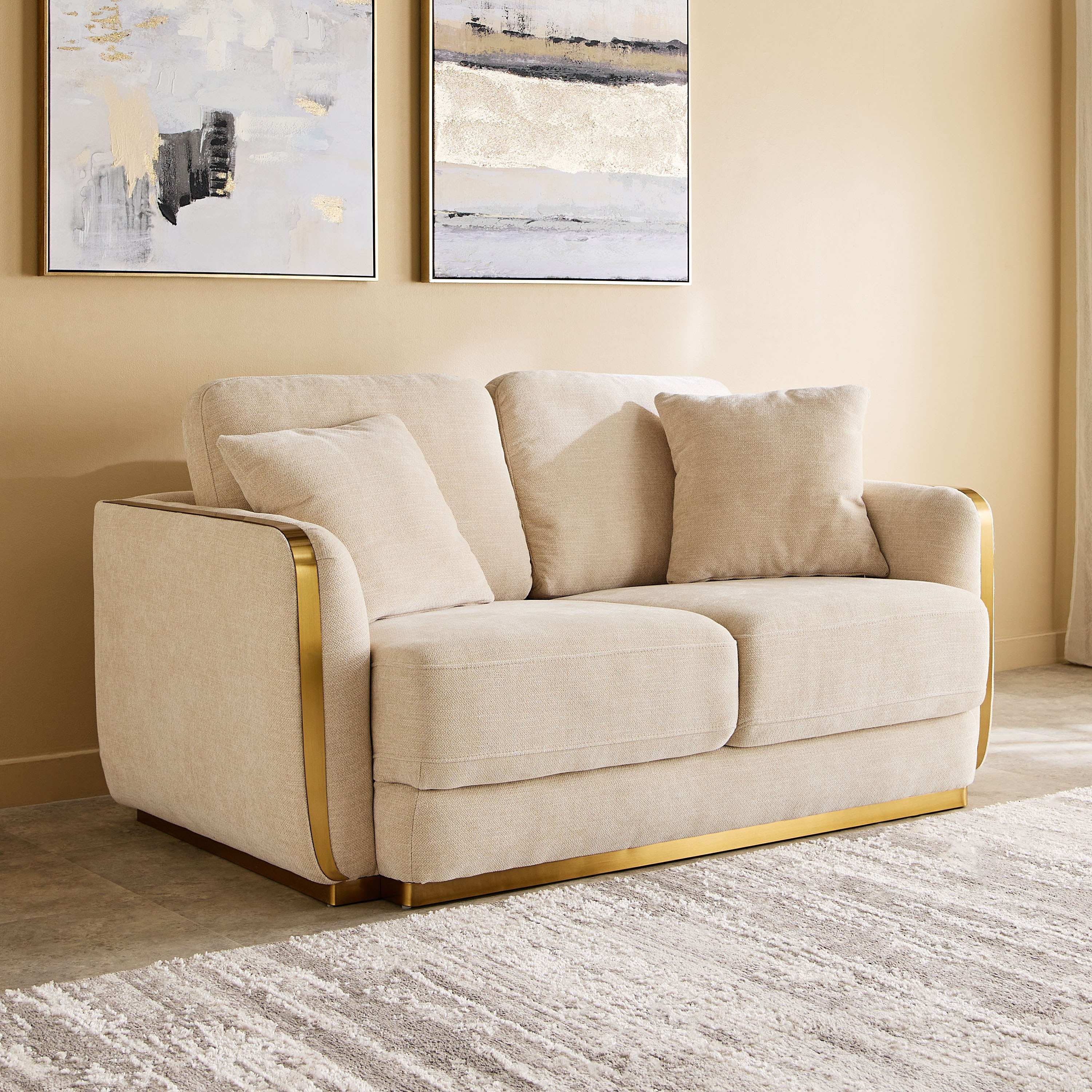 Bosco 2-Seater Fabric Sofa with 2 Cushions-hbxlivingroom-sofasandarmchairs-sofas-image-1