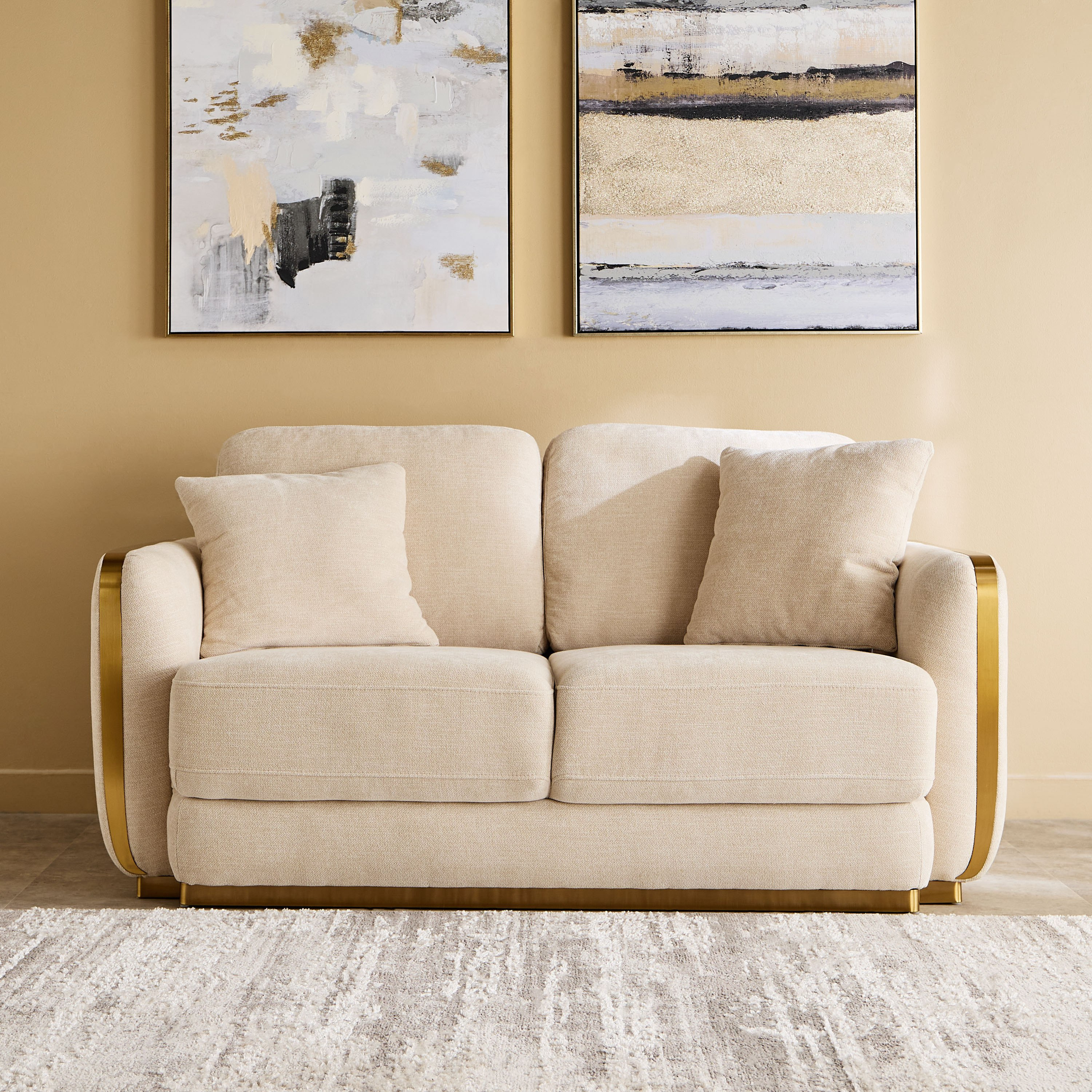 Bosco 2-Seater Fabric Sofa with 2 Cushions-hbxlivingroom-sofasandarmchairs-sofas-image-2