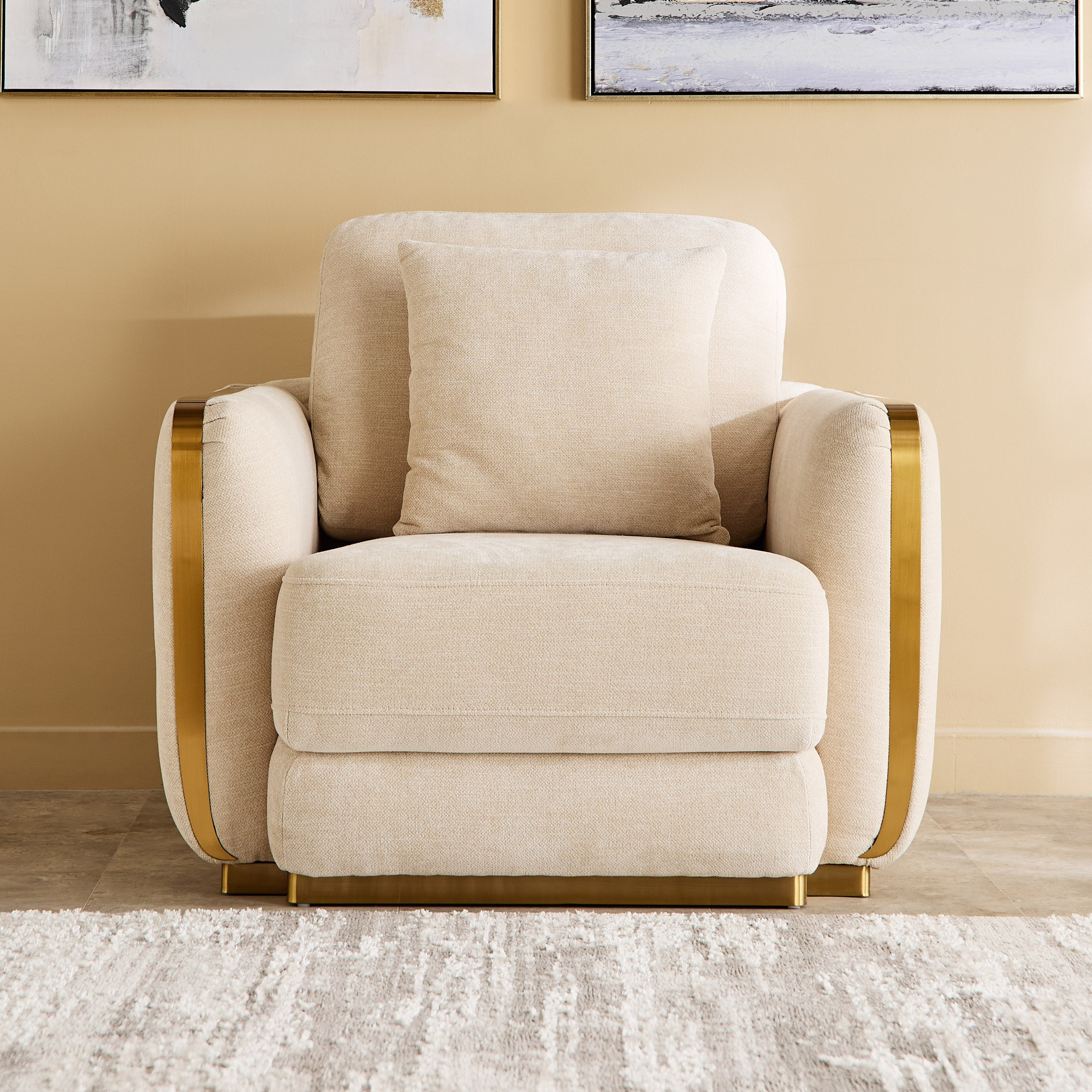 Bosco Fabric Armchair Sofa with Cushion-hbxlivingroom-sofasandarmchairs-sofas-image-2
