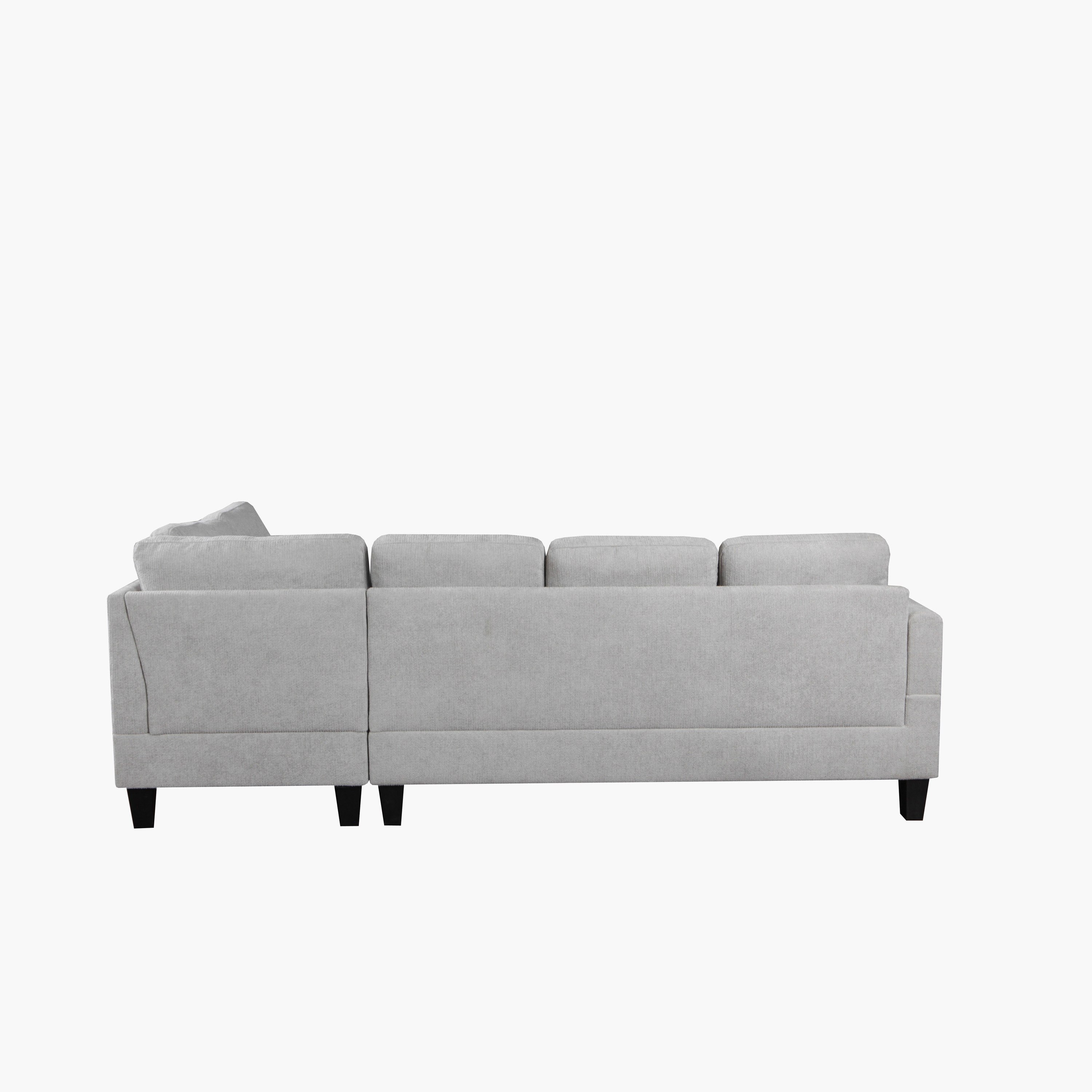 Movo Russel 4-Seater Right Corner Dropdown 2-Cupholder Fabric Sofa with 2 Cushions and Ottoman Storage-hbxlivingroom-sofasandarmchairs-modularsofas-image-12