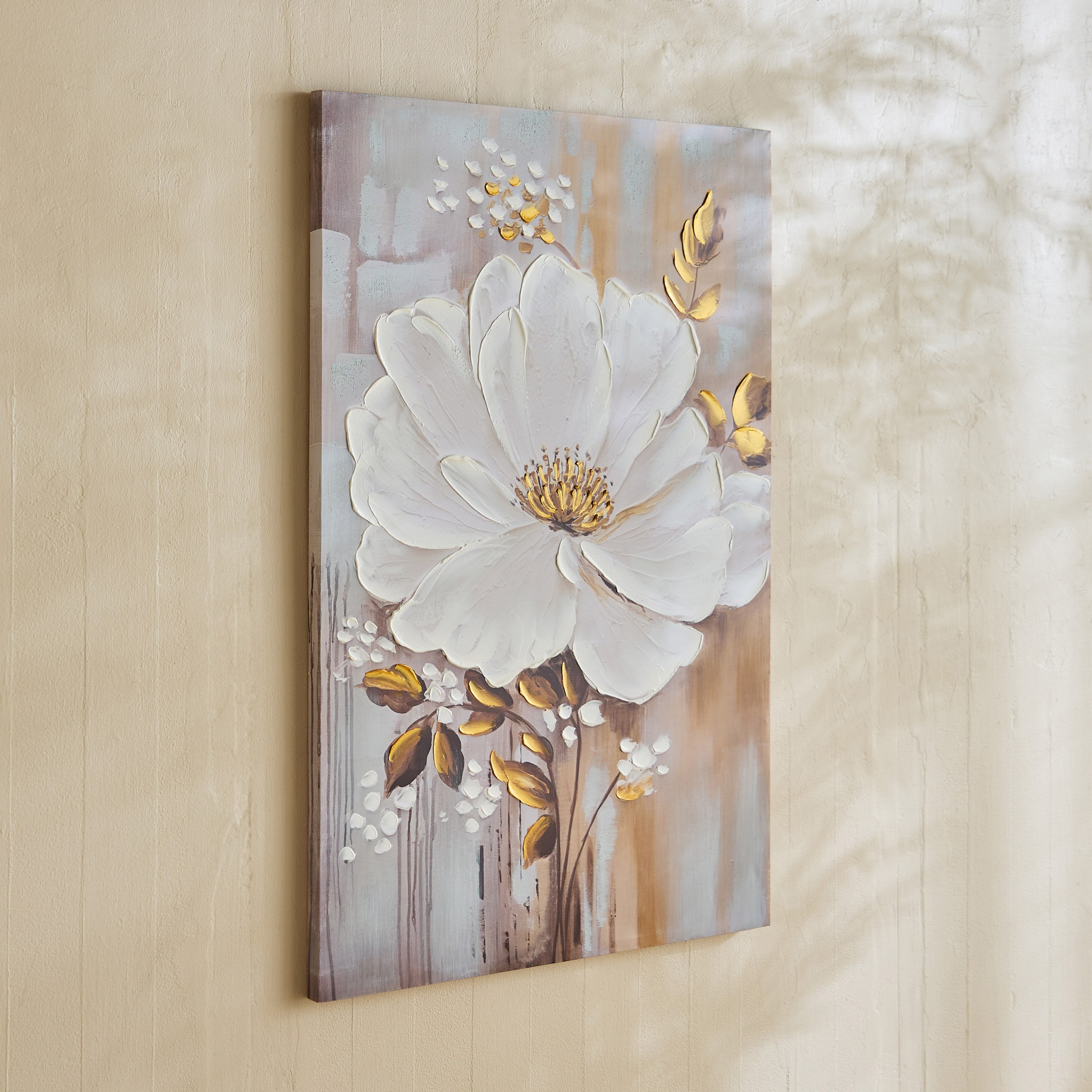 Onyx 80% Peony Hand-Painted Framed Wall Art - 80x3x120 cm-PROMO_HB_AE_B1G1_250925-image-1
