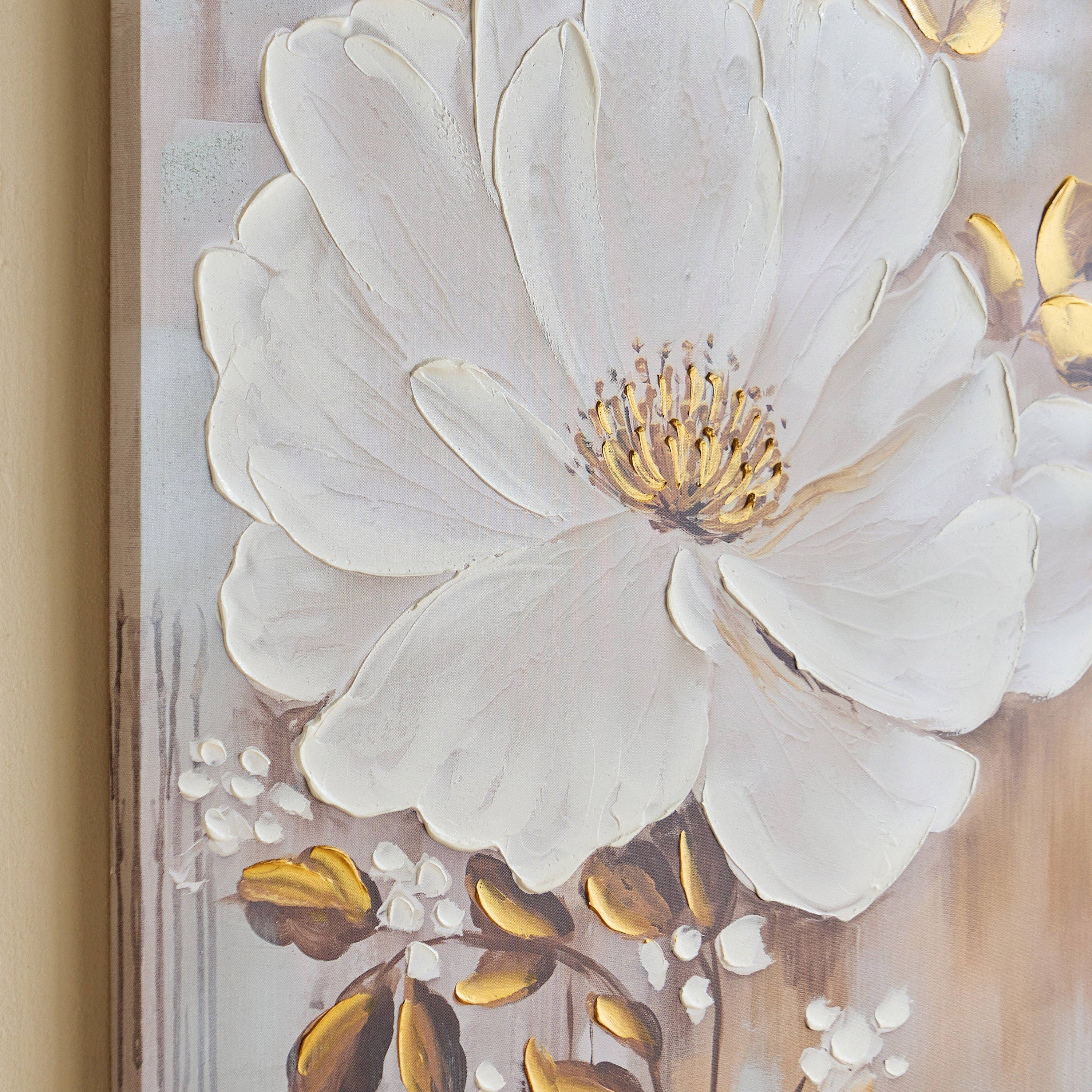 Onyx 80% Peony Hand-Painted Framed Wall Art - 80x3x120 cm-PROMO_HB_AE_B1G1_250925-image-3
