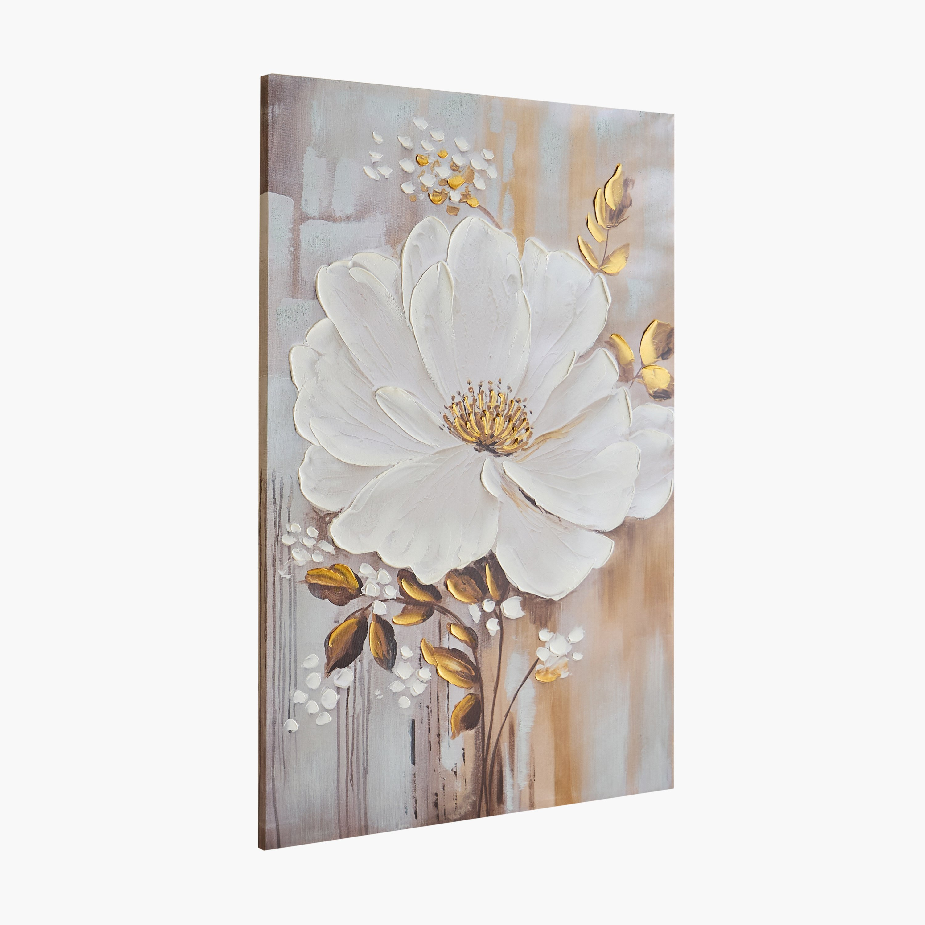 Onyx 80% Peony Hand-Painted Framed Wall Art - 80x3x120 cm-PROMO_HB_AE_B1G1_250925-image-5