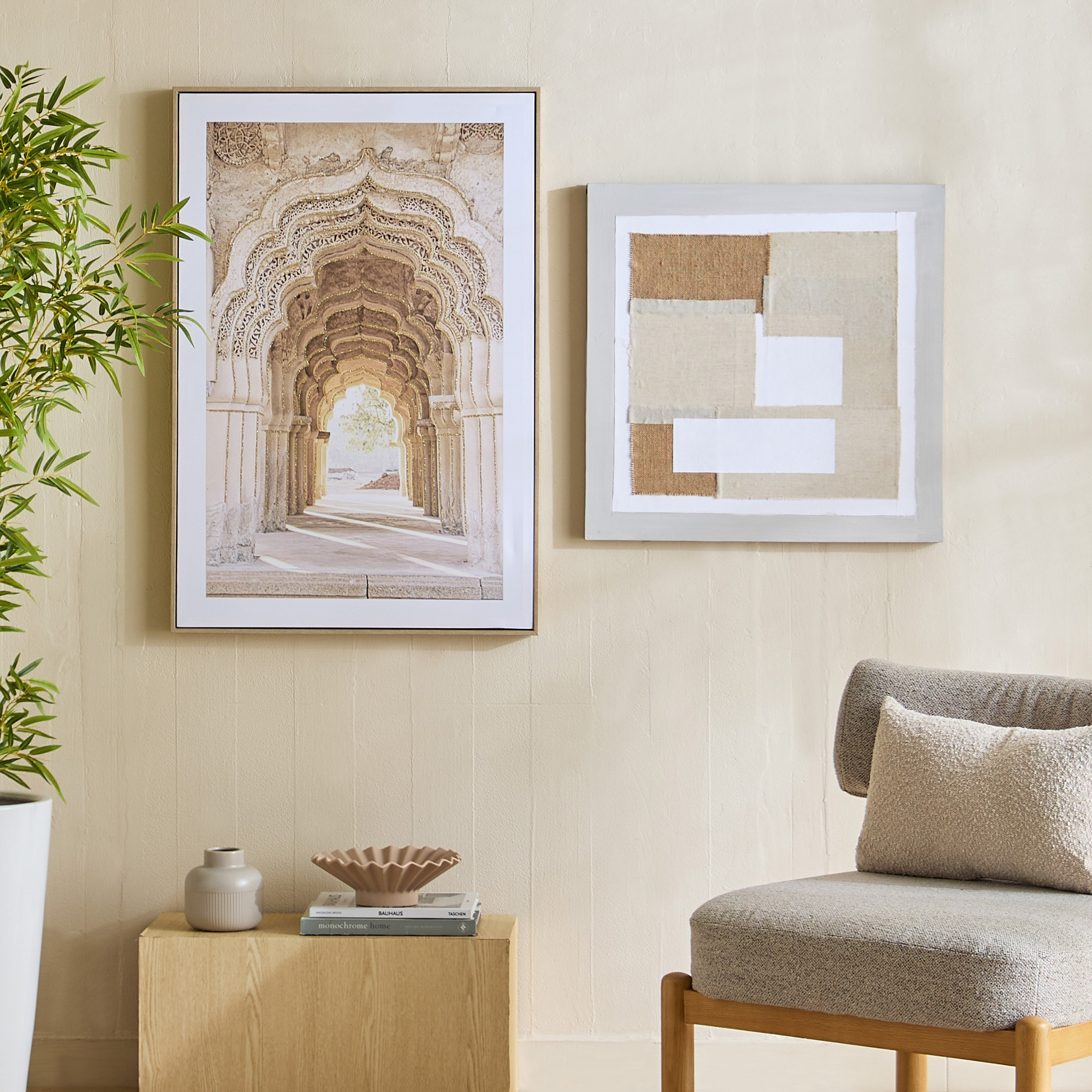 رسم يدوي 100% بتصميم رقعات تجريدية من أونيكس -  60x3x60 سم-hbxhomeware-hbxdecorandfurnishings-image-4