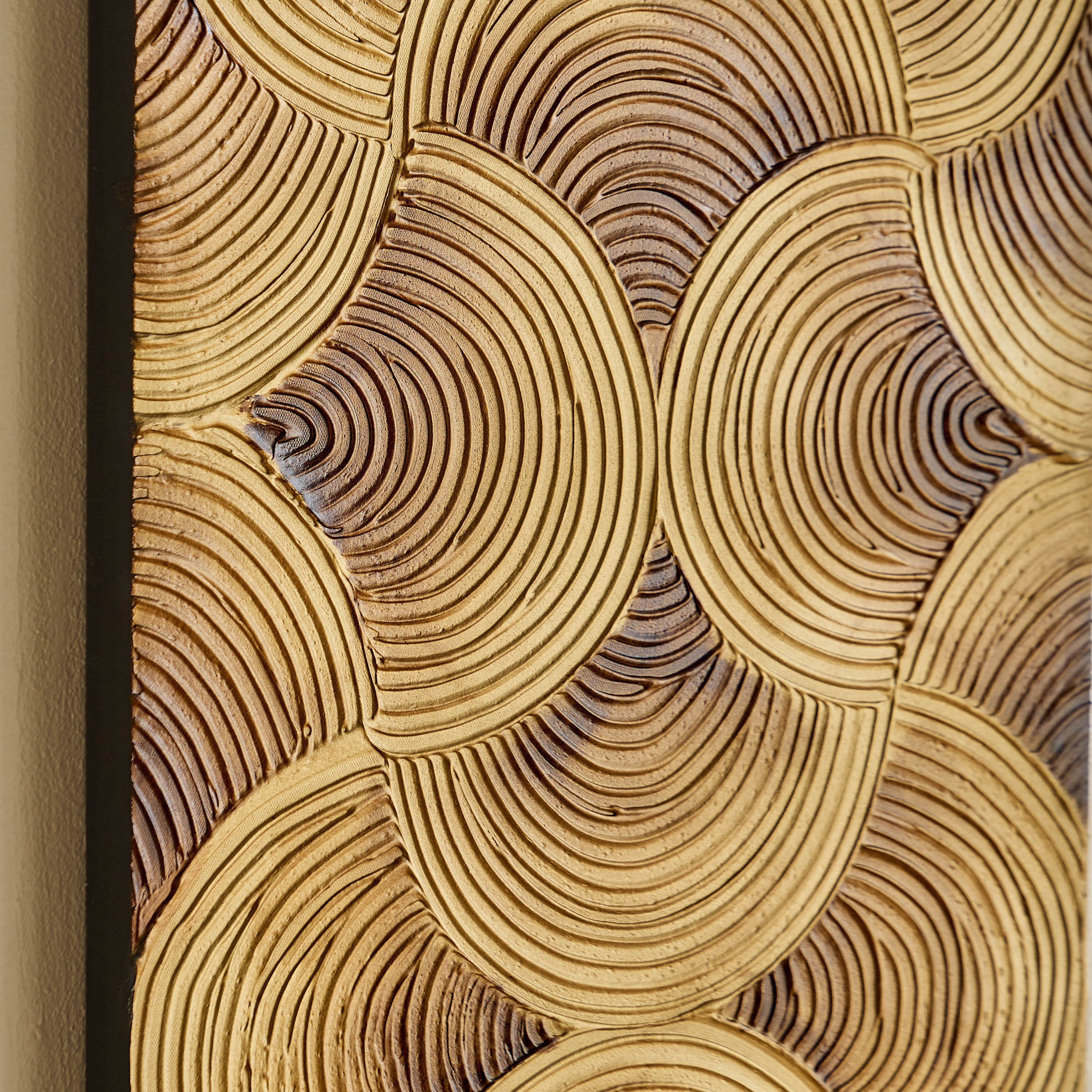 لوحة حائط تجريدية مؤطرة مرسومة يدويًا 100% من أونيكس - 50x2.8x70 سم-PROMO_QA_HB_B1G1_WWS_271025-image-3