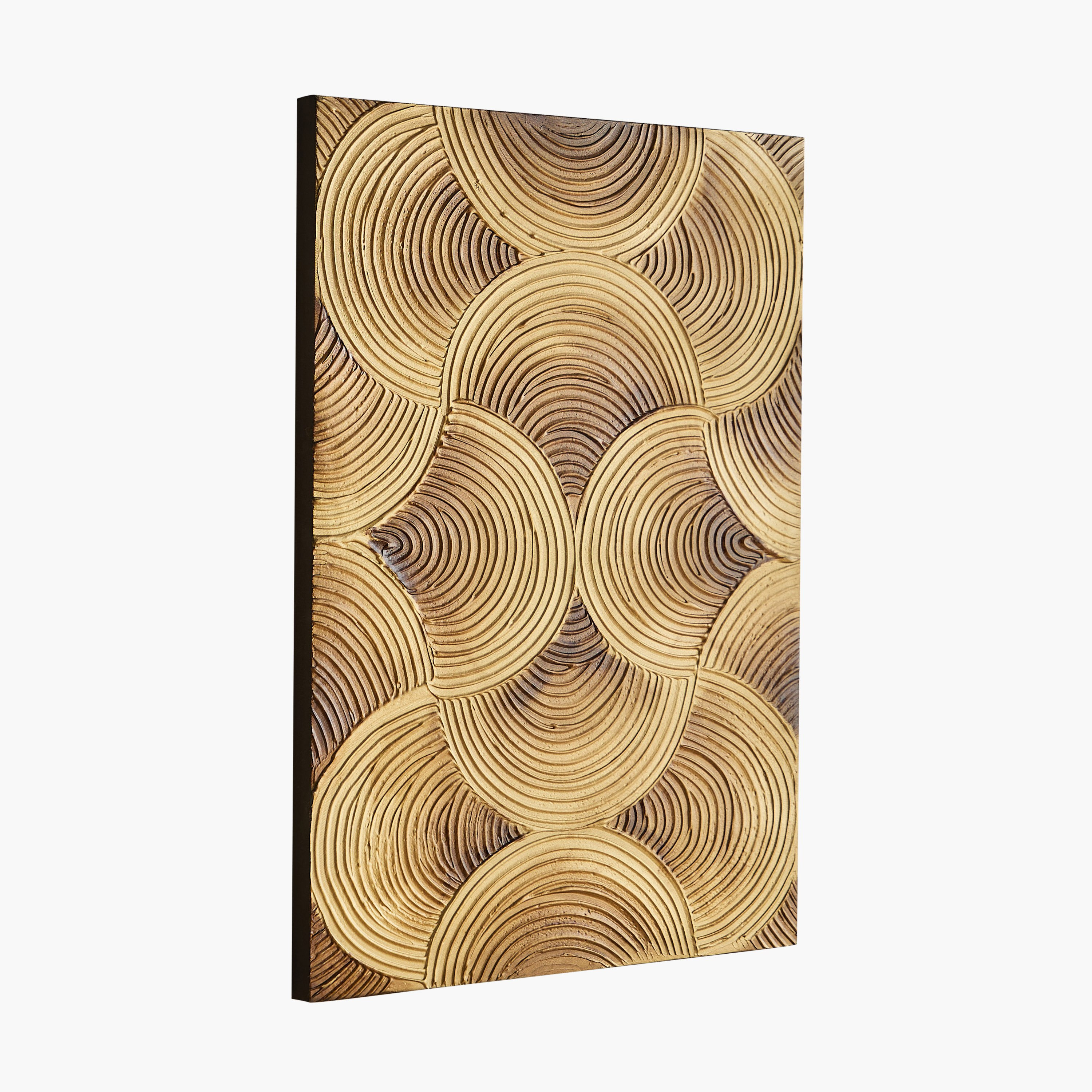لوحة حائط تجريدية مؤطرة مرسومة يدويًا 100% من أونيكس - 50x2.8x70 سم-PROMO_QA_HB_B1G1_WWS_271025-image-5