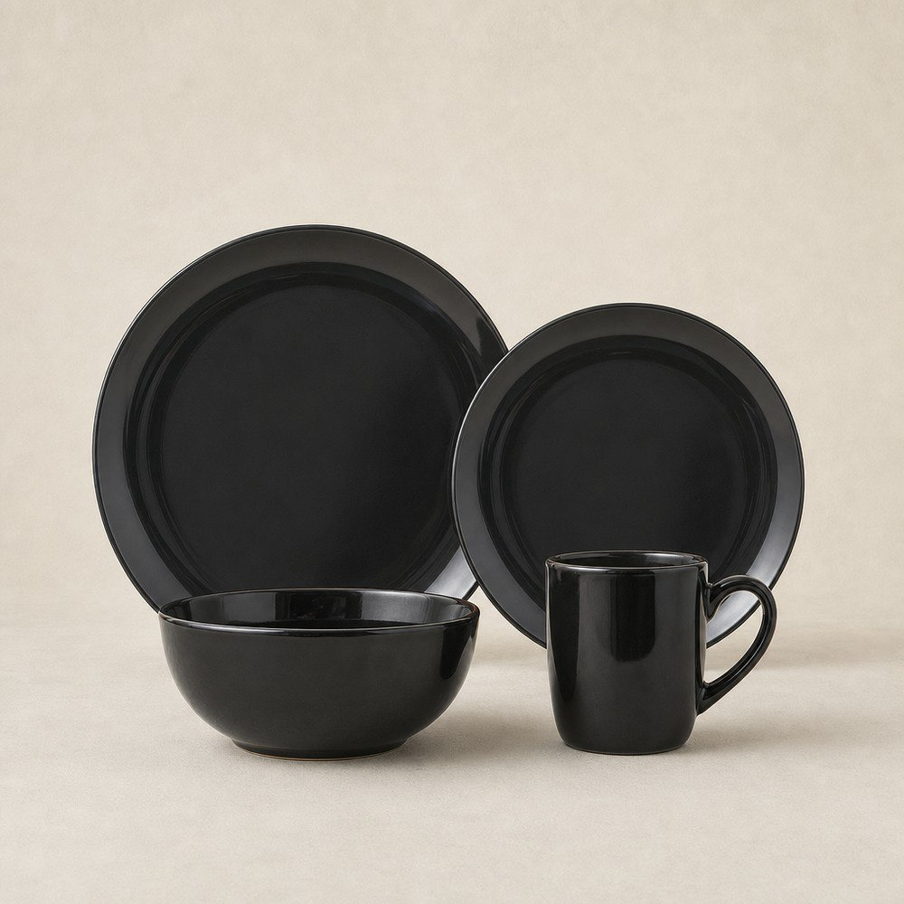 طقم عشاء 16 قطعة من إليجنزا - يخدم 4 أفراد-hbxdiningroom-tabletop-dinnersets-image-1