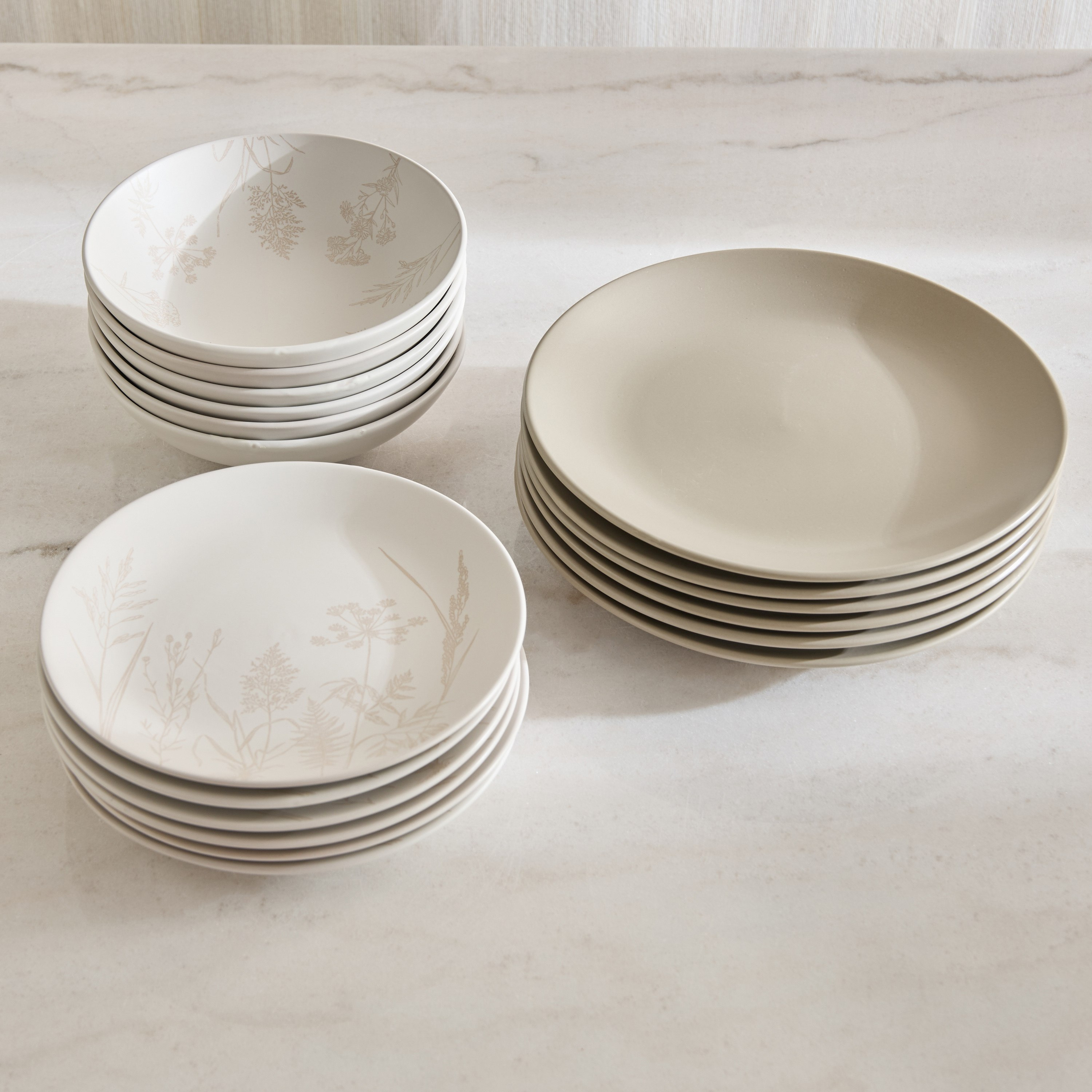 طقم سفرة فلوري 18 قطعة من إليجانزا - لـ6 أشخاص-hbxdiningroom-tabletop-dinnersets-image-4