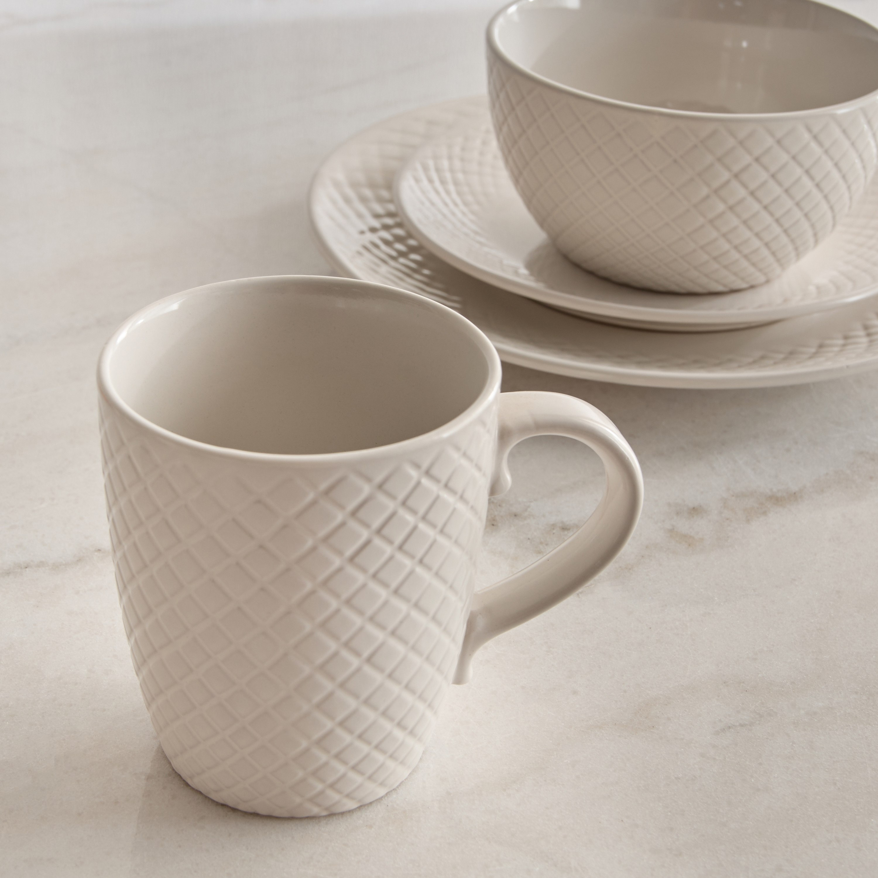 طقم عشاء 16 قطعة من إليجينزا - يكفي 4 أفراد-hbxdiningroom-tabletop-dinnersets-image-4