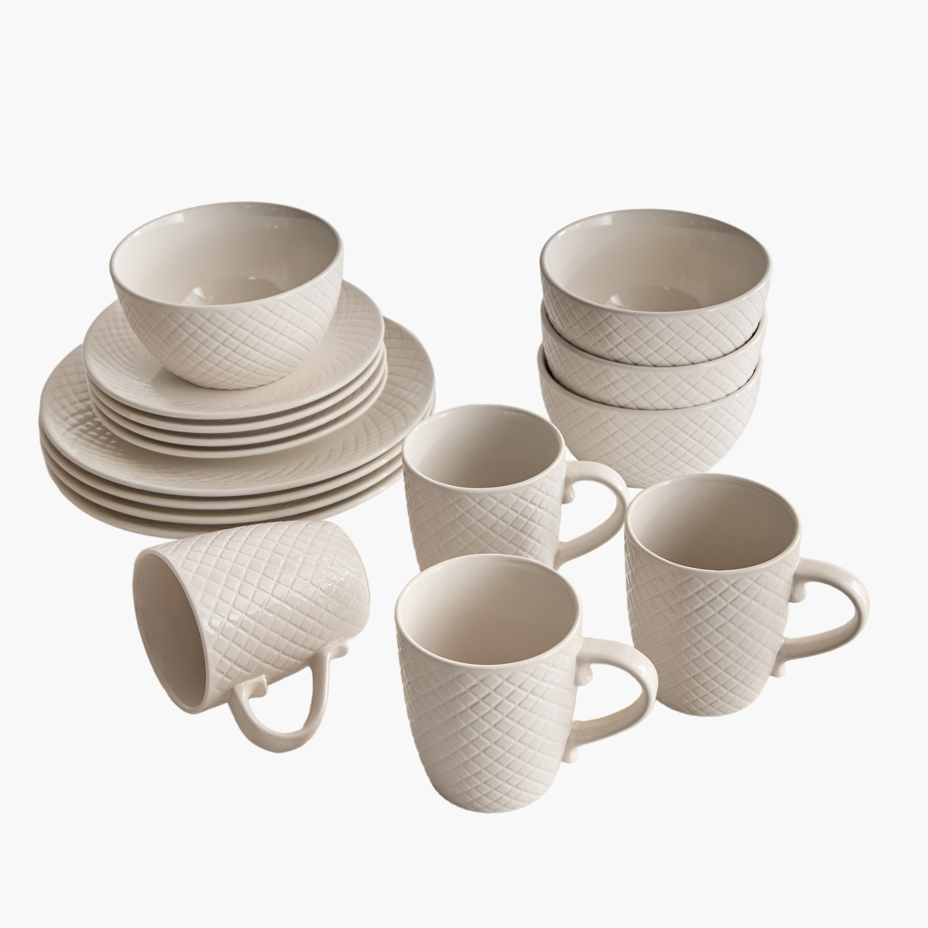 طقم عشاء 16 قطعة من إليجينزا - يكفي 4 أفراد-hbxdiningroom-tabletop-dinnersets-image-6