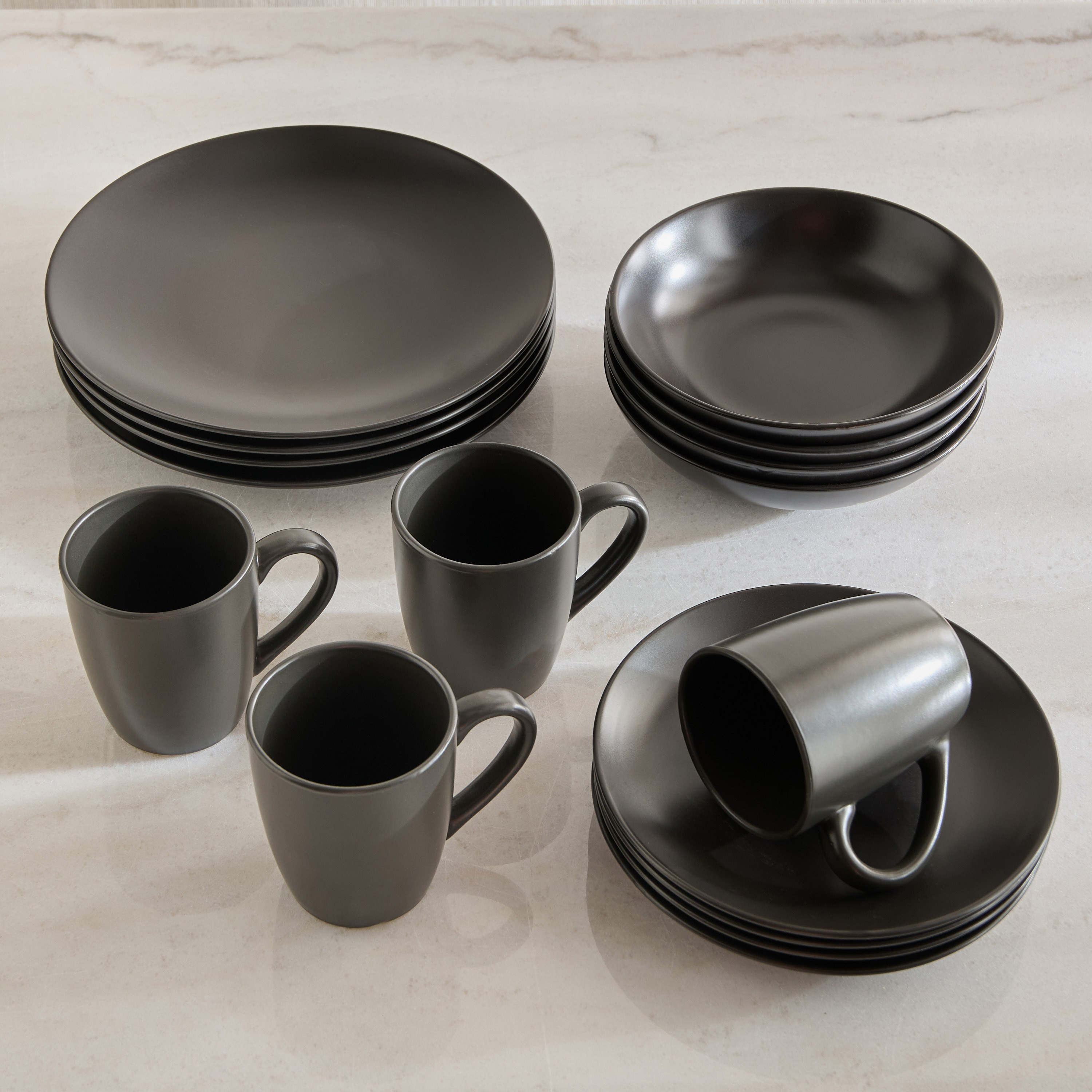 Elegenza 16-Piece Matte Dinner Set - Serves 4-hbxdiningroom-tabletop-dinnersets-image-1