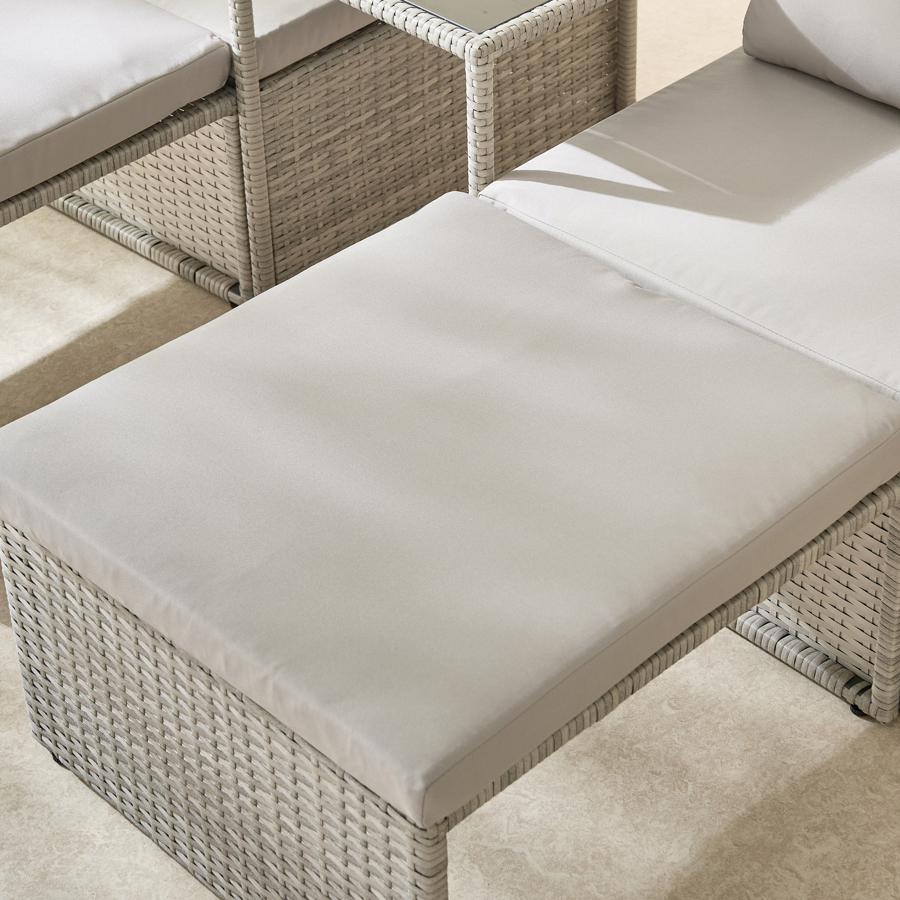 Movo Vera Tamara 2-Seater Outdoor Stackable Sofa Set with Table and Ottoman-hbxoutdoor-hbxoutdoorfurniture-sofasets-image-5