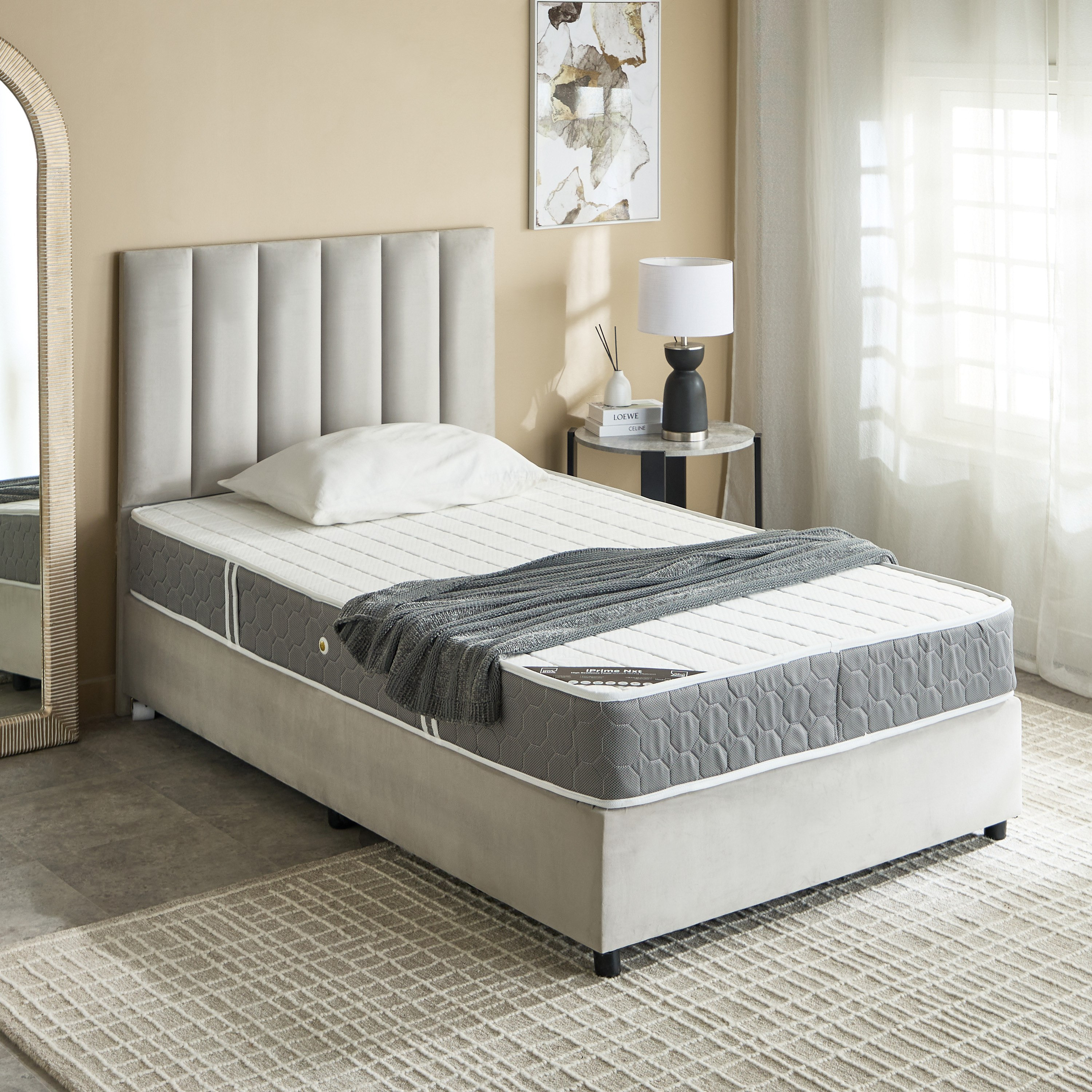 SleepEase iPrime Nxt High Resilience Foam Bonnell Spring Queen Mattress - 150x200x20 cm-PROMO_HB_KSA_HBX10_190925-image-7