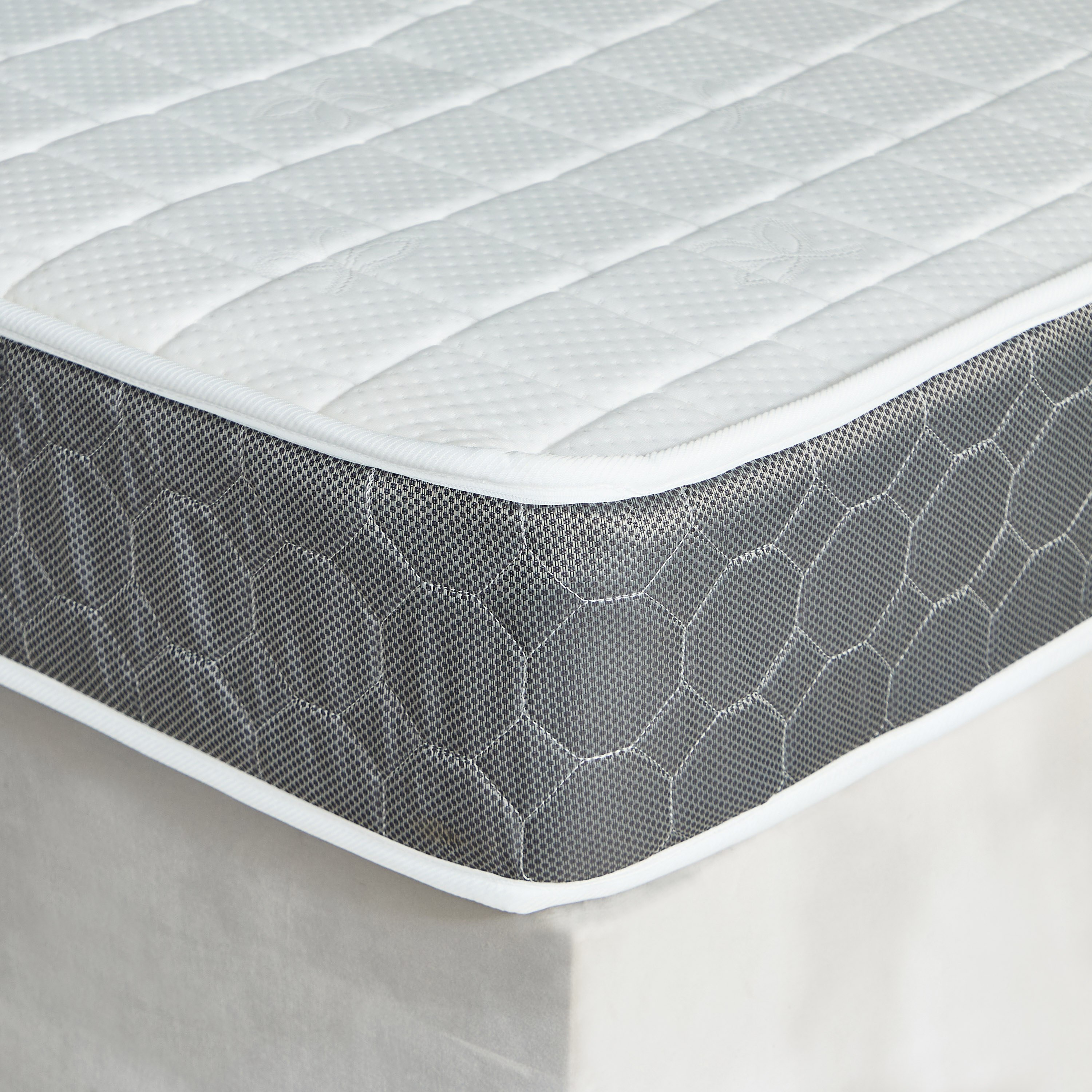 SleepEase iPrime Nxt High Resilience Foam Bonnell Spring Super King Mattress - 200x200x20 cm-hbxfurniture-mattresses-superking-image-4