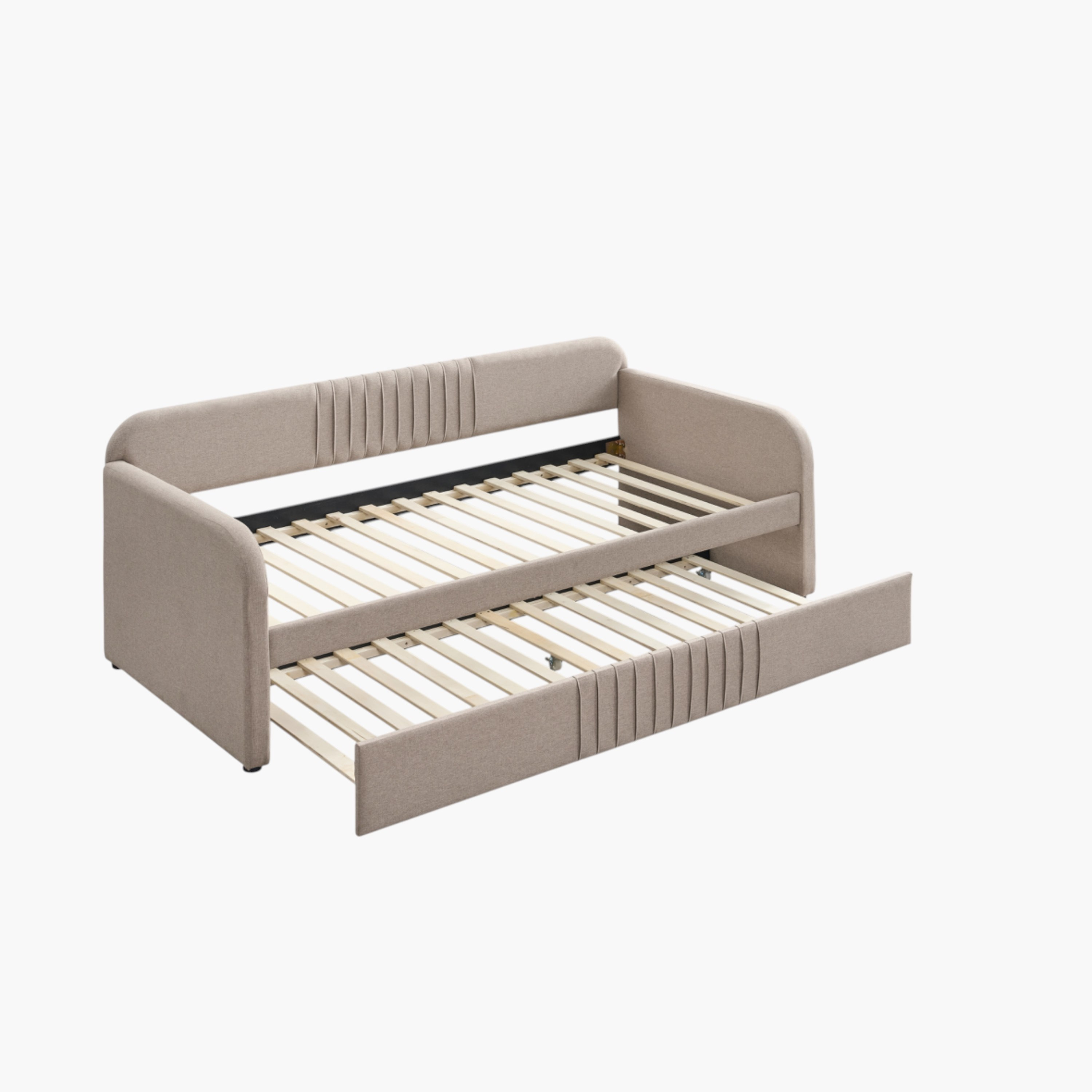 سرير نهاري فردي منجد مع سرير سحب من لينيار - 90x200 سم-hbxfurniture-bedsandbedsets-daybeds-image-3