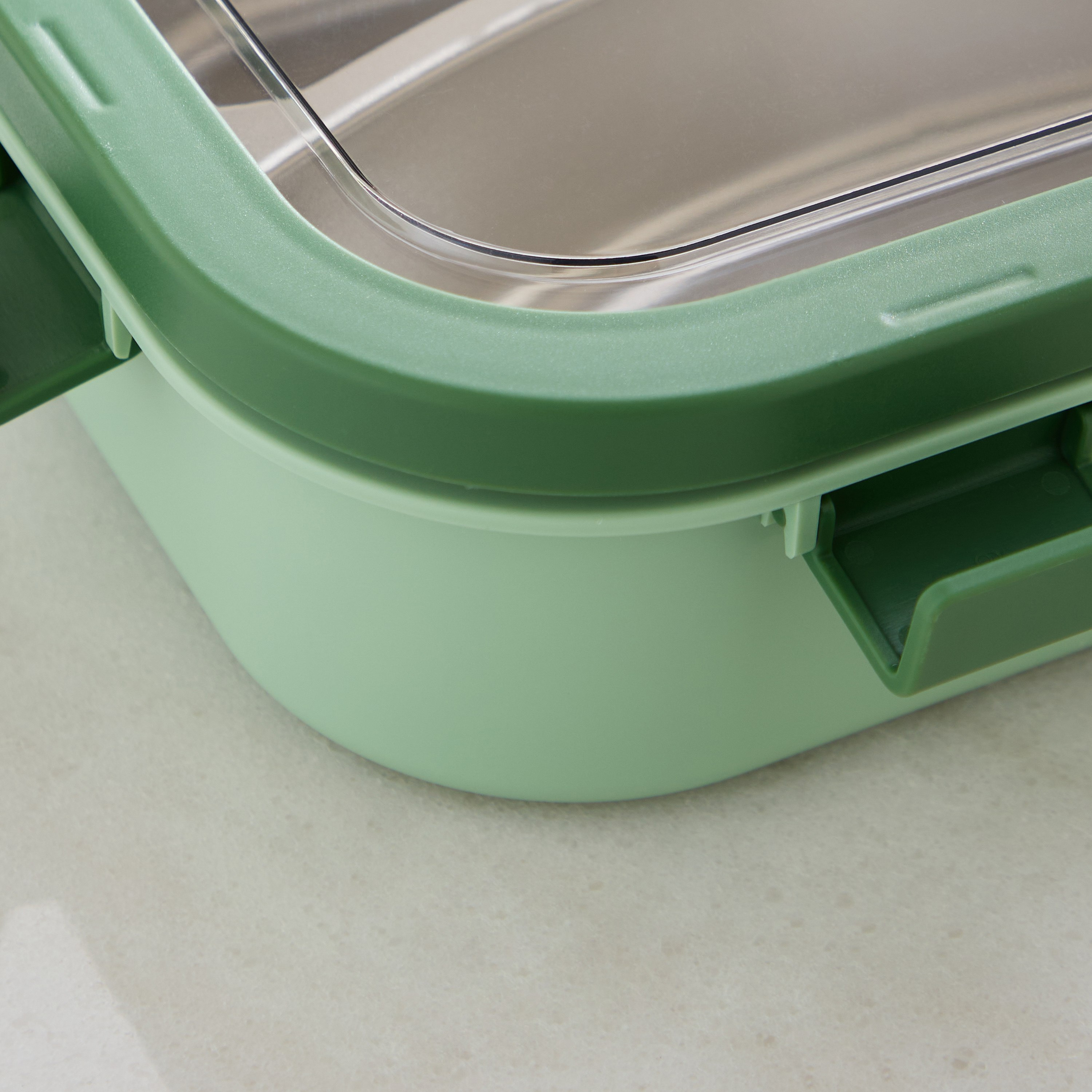 Ezra Stainless Steel 3-Grid Lunch Box with Spoon and Fork - 850 ml-hbxhomeware-kitchenware-lunchbagsandboxes-image-4
