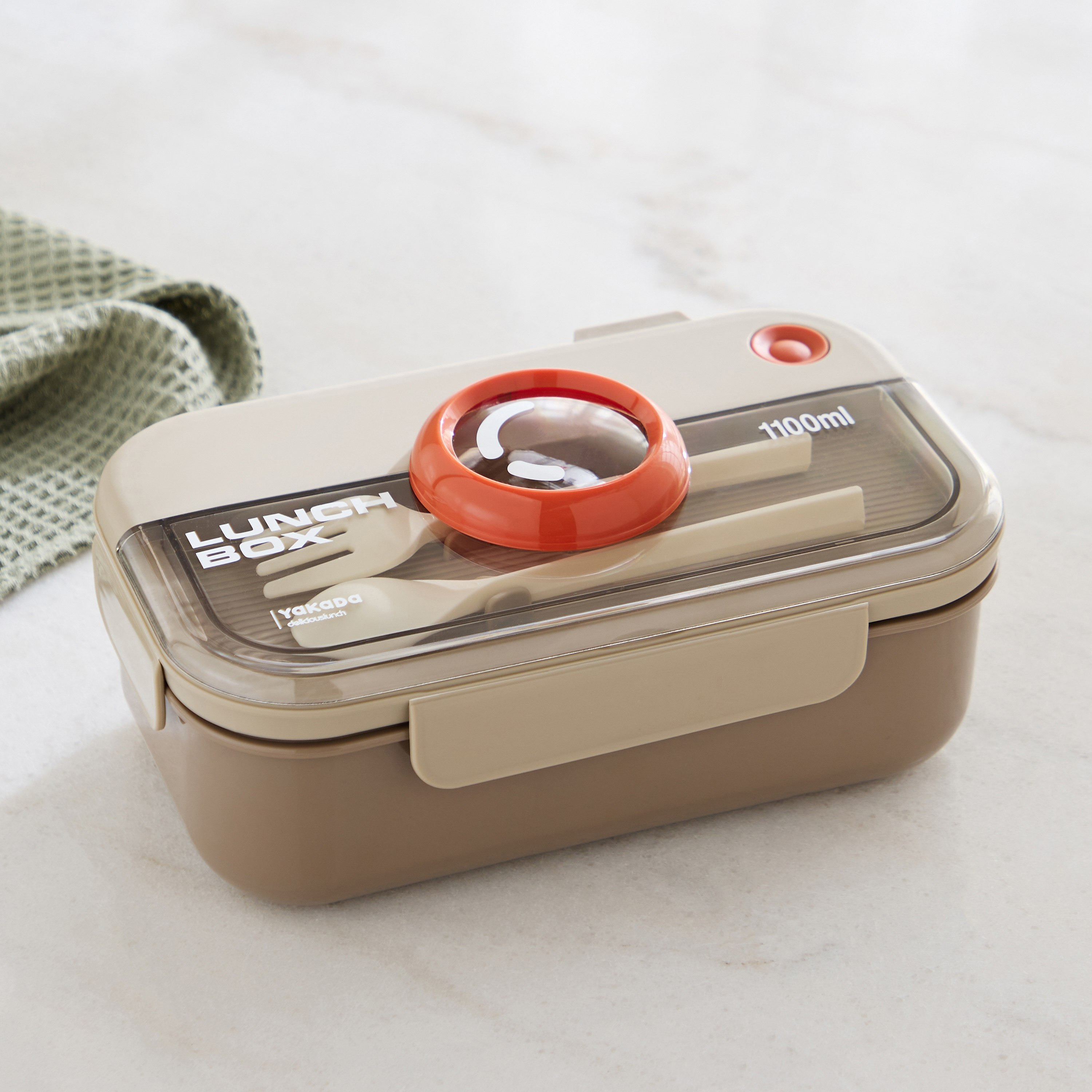 صندوق غداء مع ملعقة وشوكة من إزرا - 1100 مل-hbxhomeware-kitchenware-lunchbagsandboxes-image-1