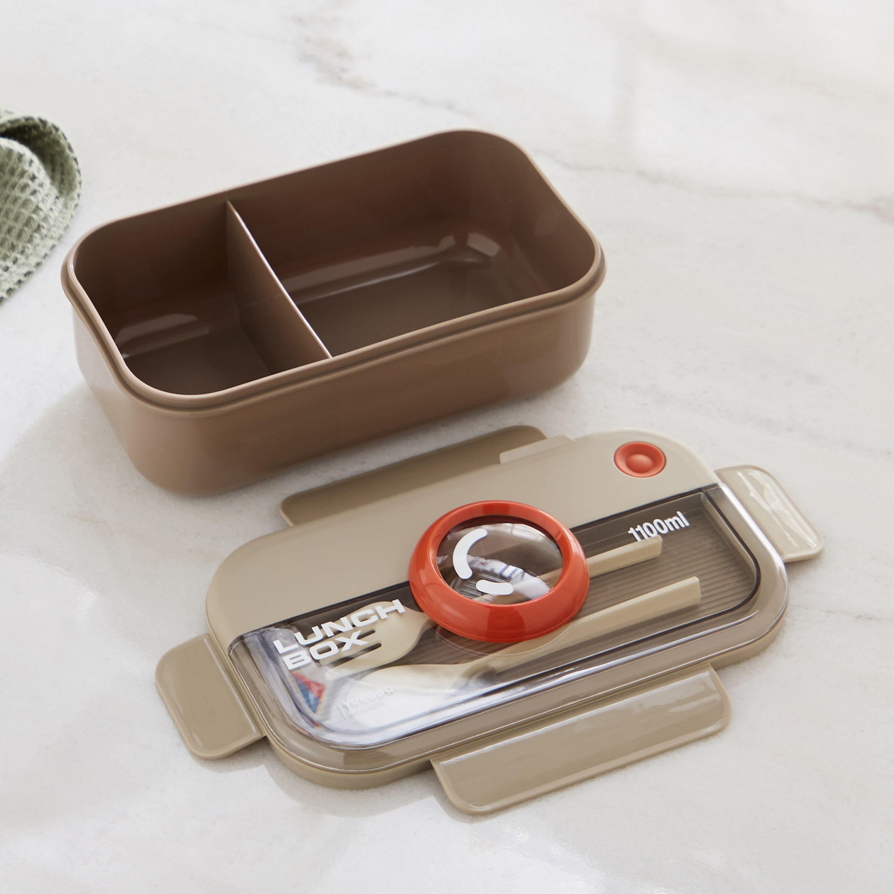 صندوق غداء مع ملعقة وشوكة من إزرا - 1100 مل-hbxhomeware-kitchenware-lunchbagsandboxes-image-2