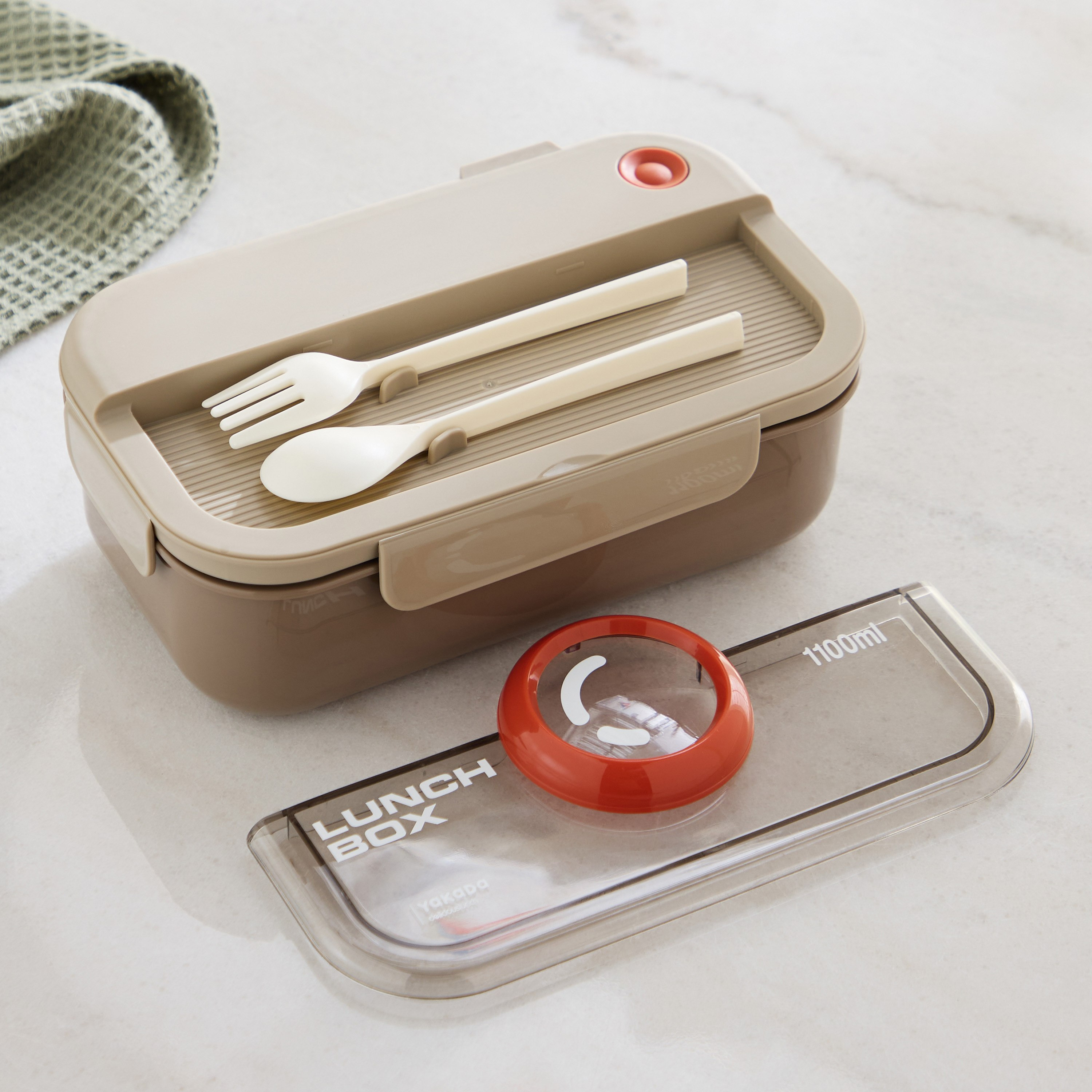 صندوق غداء مع ملعقة وشوكة من إزرا - 1100 مل-hbxhomeware-kitchenware-lunchbagsandboxes-image-3
