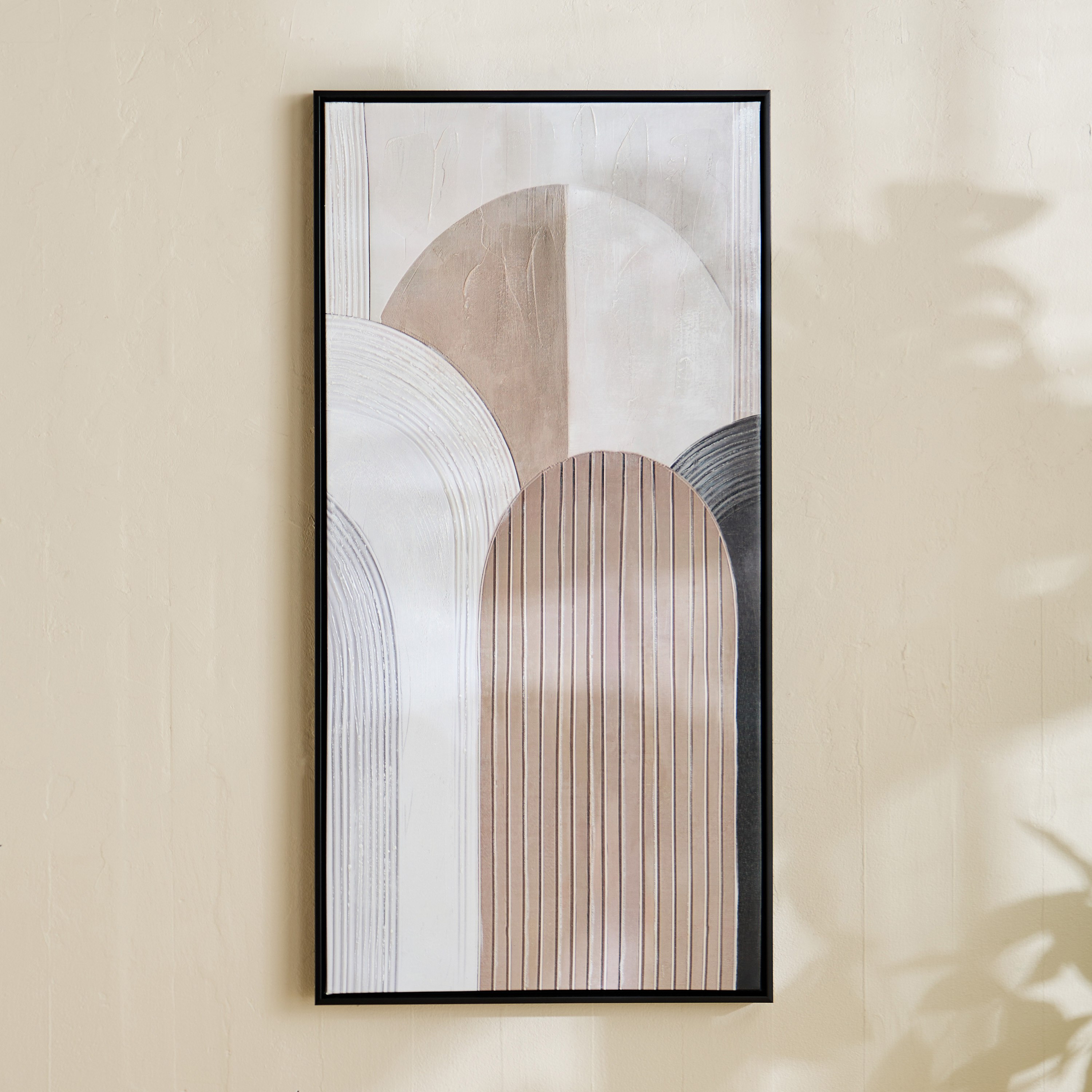 Vivid Framed Hand Painted Abstract Canvas Art - 50x100 cm-hbxhomeware-hbxdecorandfurnishings-image-2