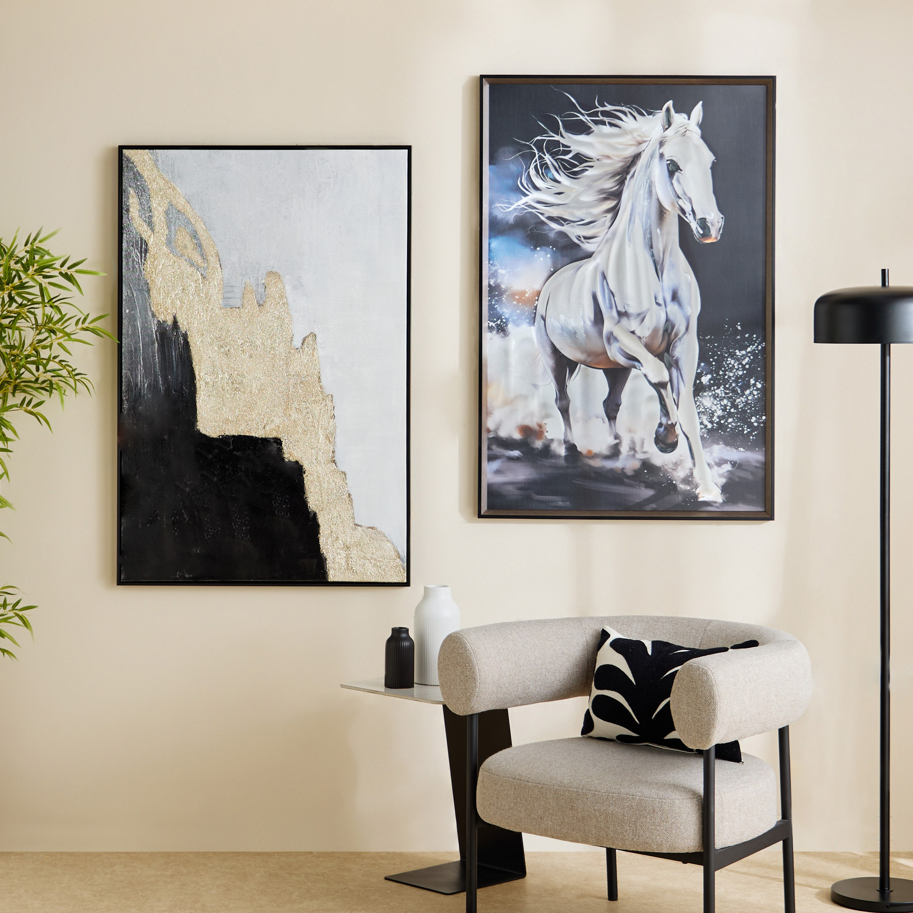 Vivid Framed Hand Painted Abstract Canvas Art - 80x120 cm-hbxhomeware-hbxdecorandfurnishings-image-4