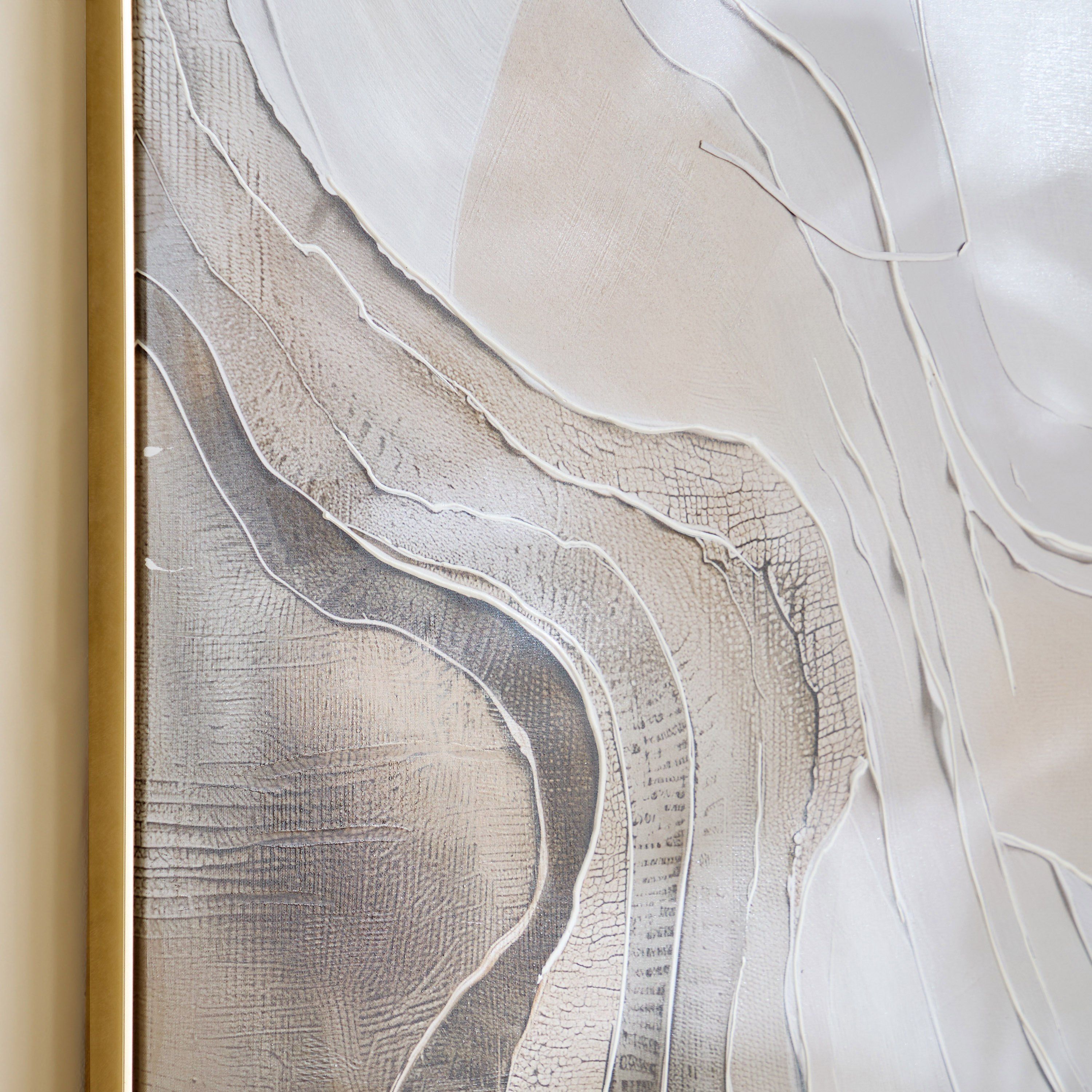 Vivid Framed 60% Hand Painted Abstract Canvas Art with Stretcher - 80x80 cm-PROMO_HB_AE_B1G1_250925-image-3