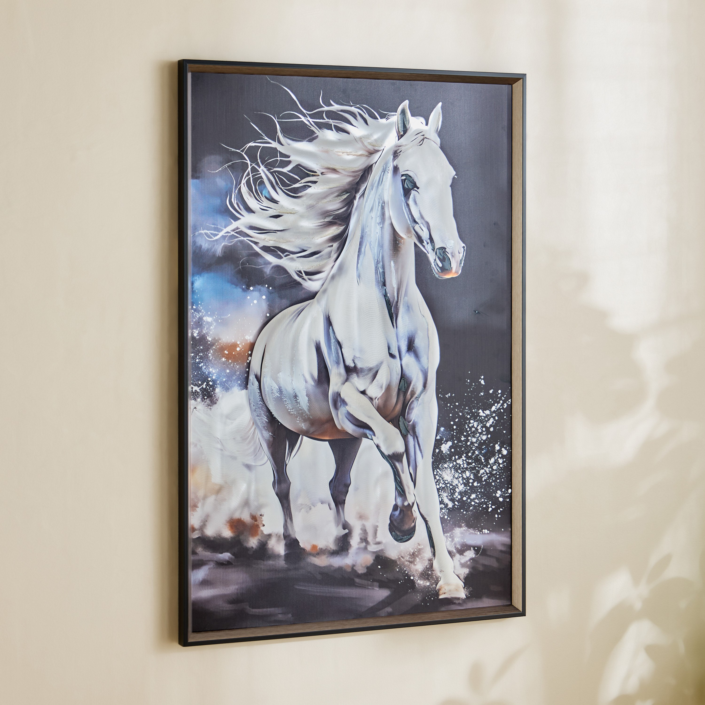 Vivid Framed Hand-Painted Aluminium Print - 80x120cm-hbxhomeware-hbxdecorandfurnishings-image-1