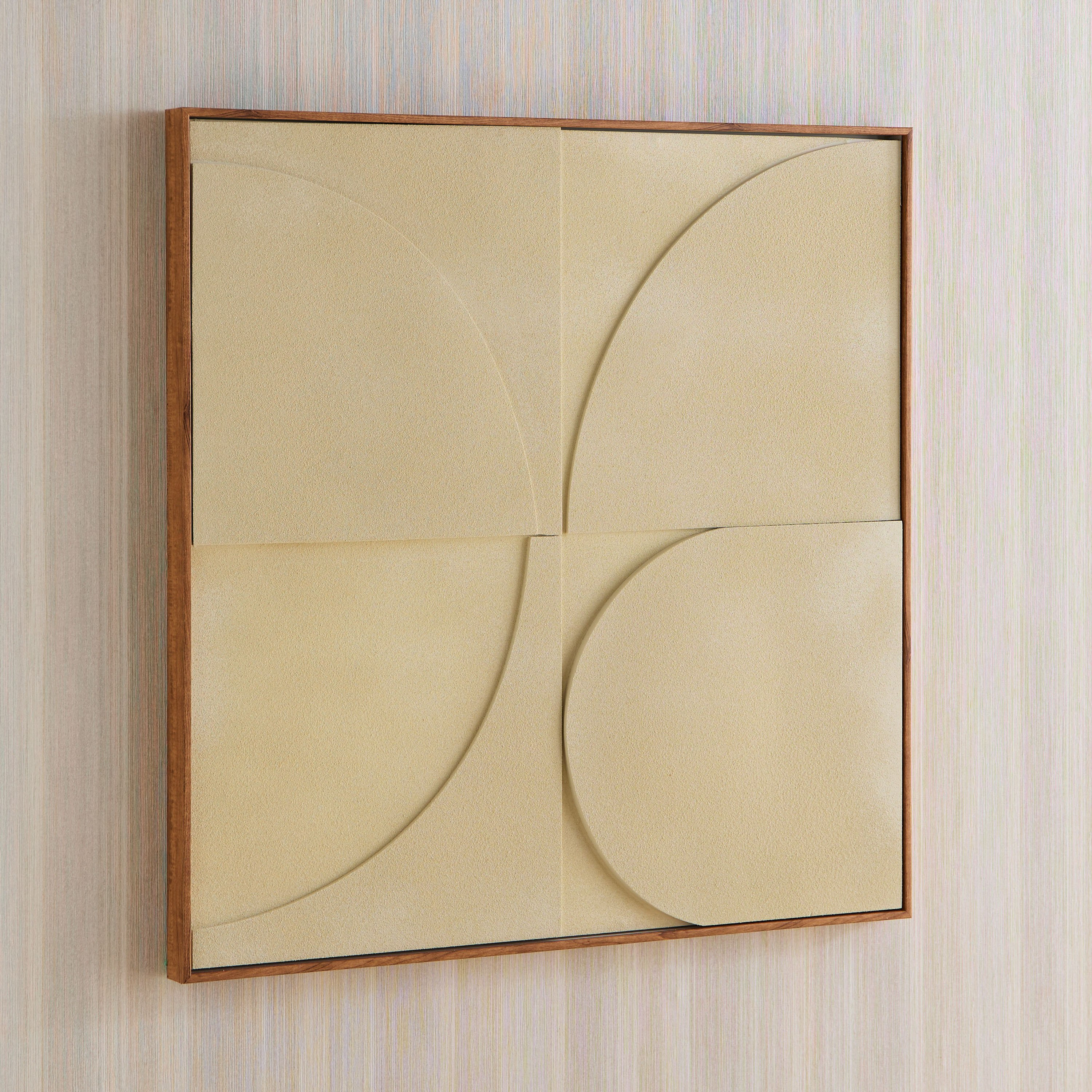 Latigo 3D Framed Foam Board Wall Art - 80x80x3.8 cm-hbxhomeware-hbxdecorandfurnishings-image-1